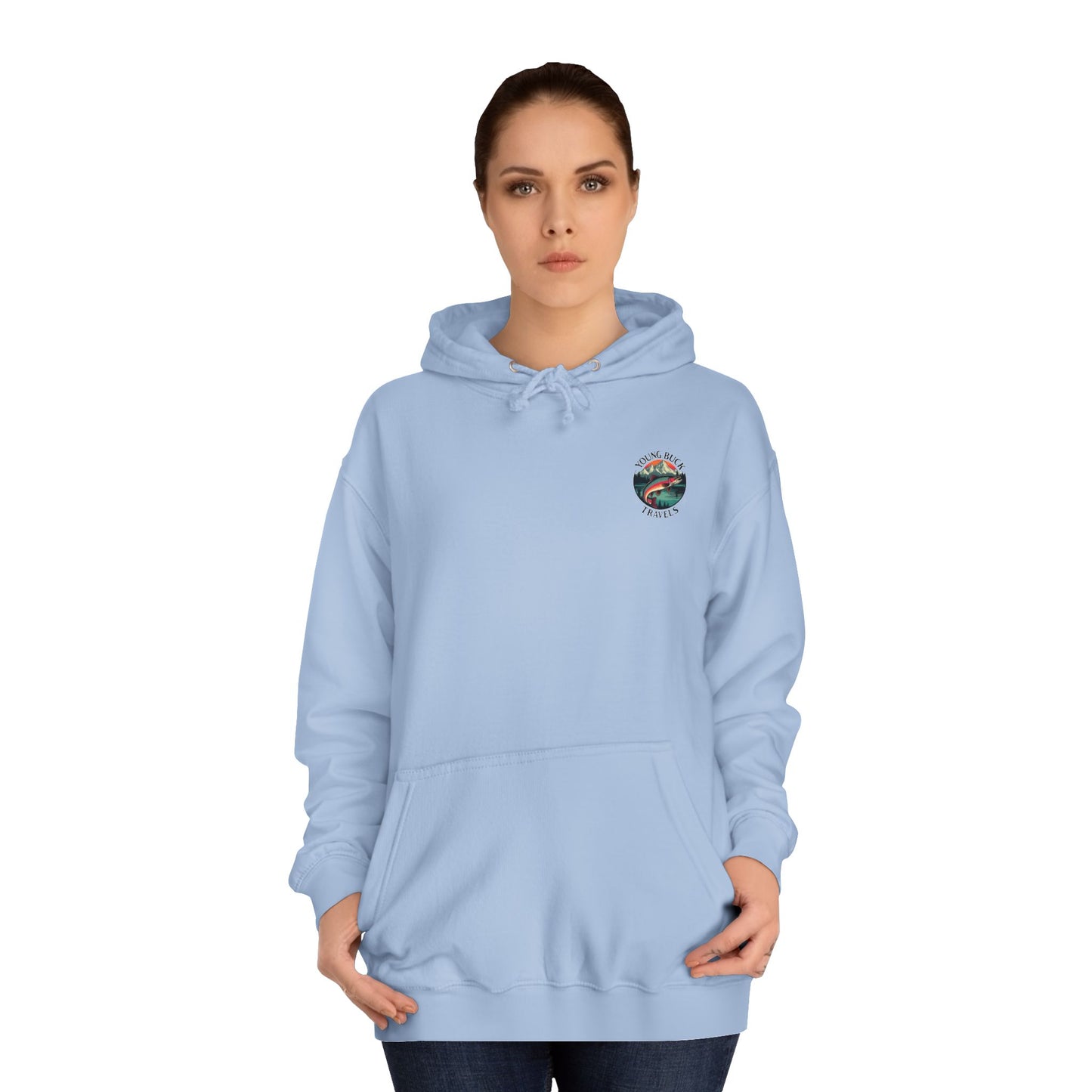 YBT Unisex Hoodie | Rainbow Trout Design