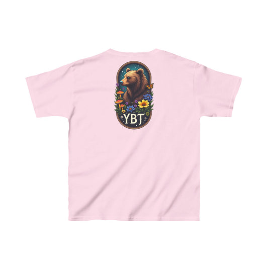 Kids Tee - YBT  Bear and Flowers Design