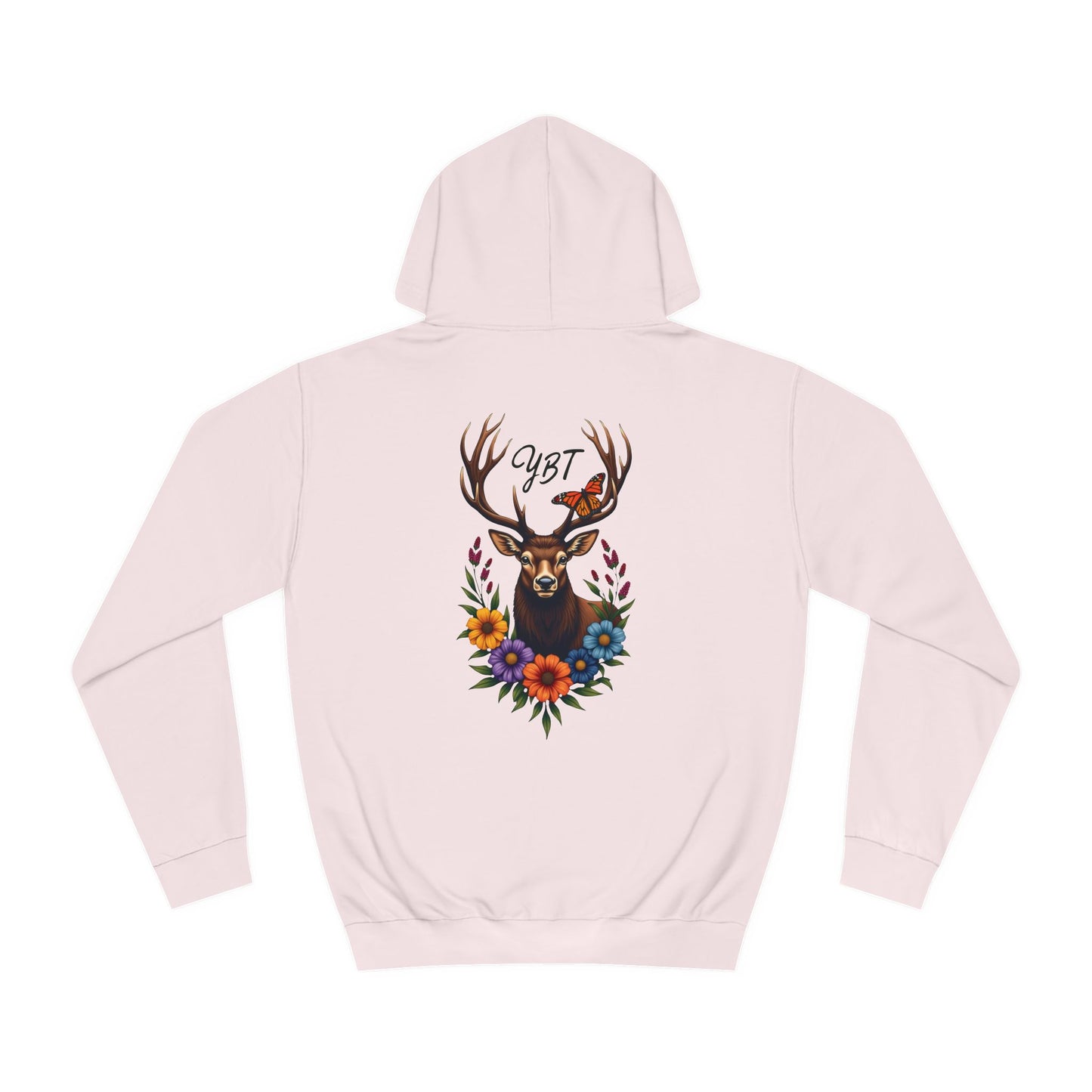 Woman's YBT  Hoodie | Deer Wreath Design