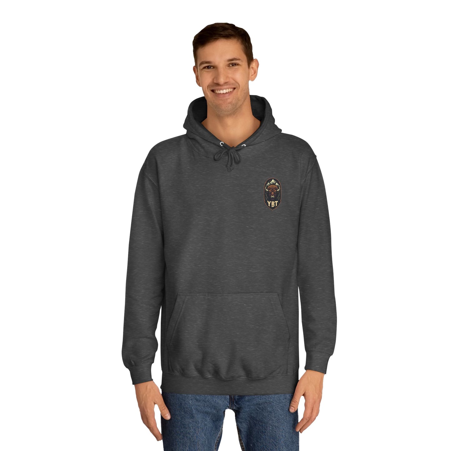 YBT Unisex Hoodie | Bison Staredown Design