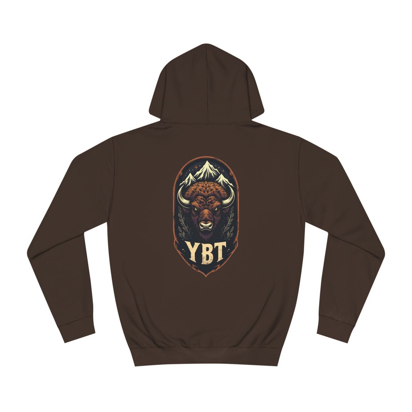 YBT Unisex Hoodie | Bison Staredown Design