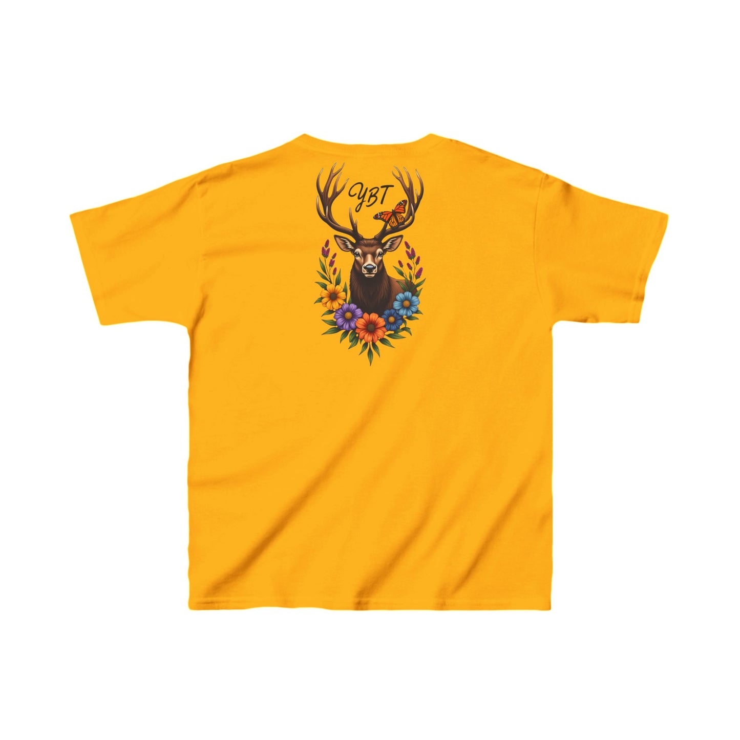 Kids Tee - YBT Deer Wreath Design