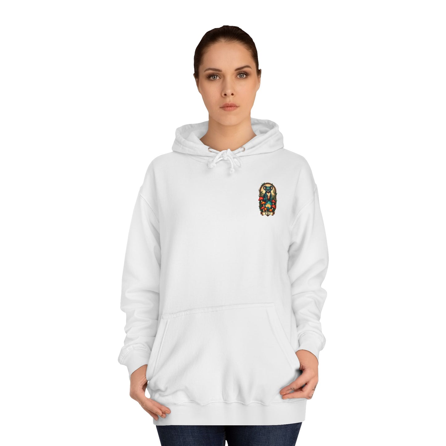 YBT Unisex Hoodie with Faded Koala Design