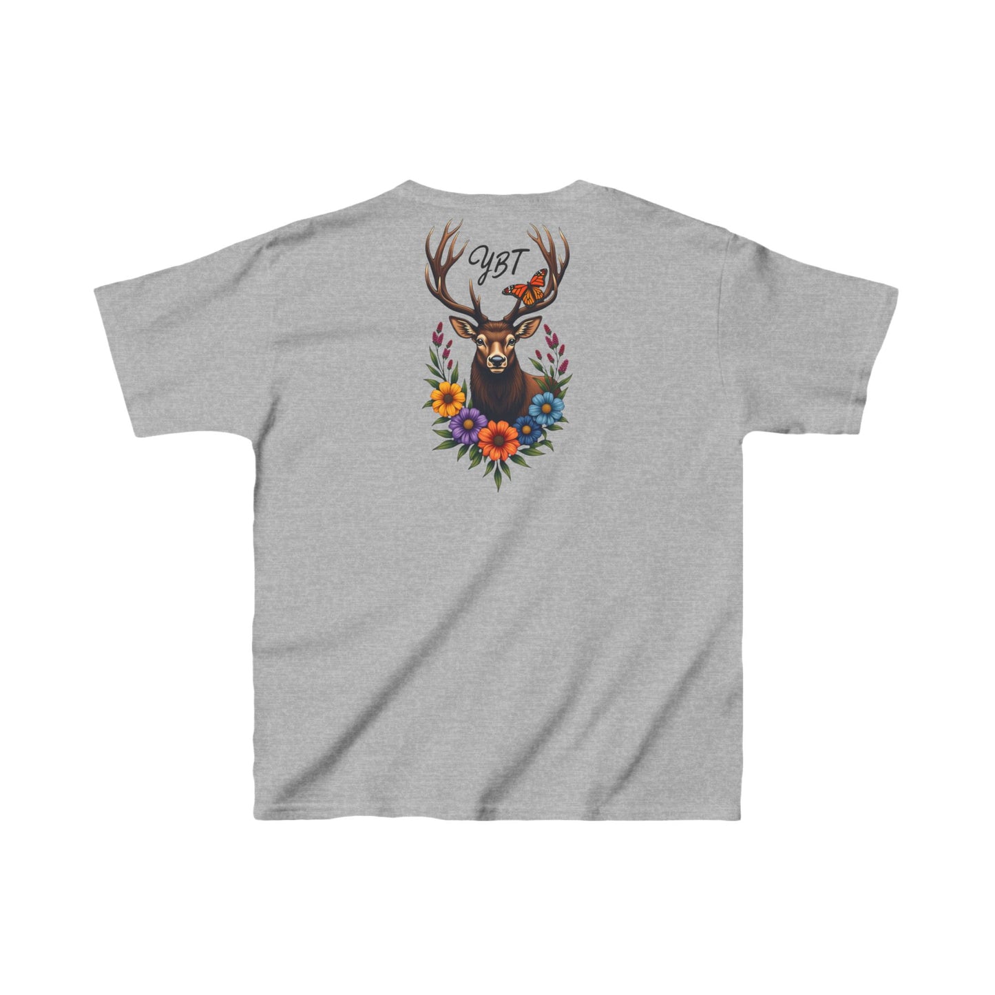 Kids Tee - YBT Deer Wreath Design