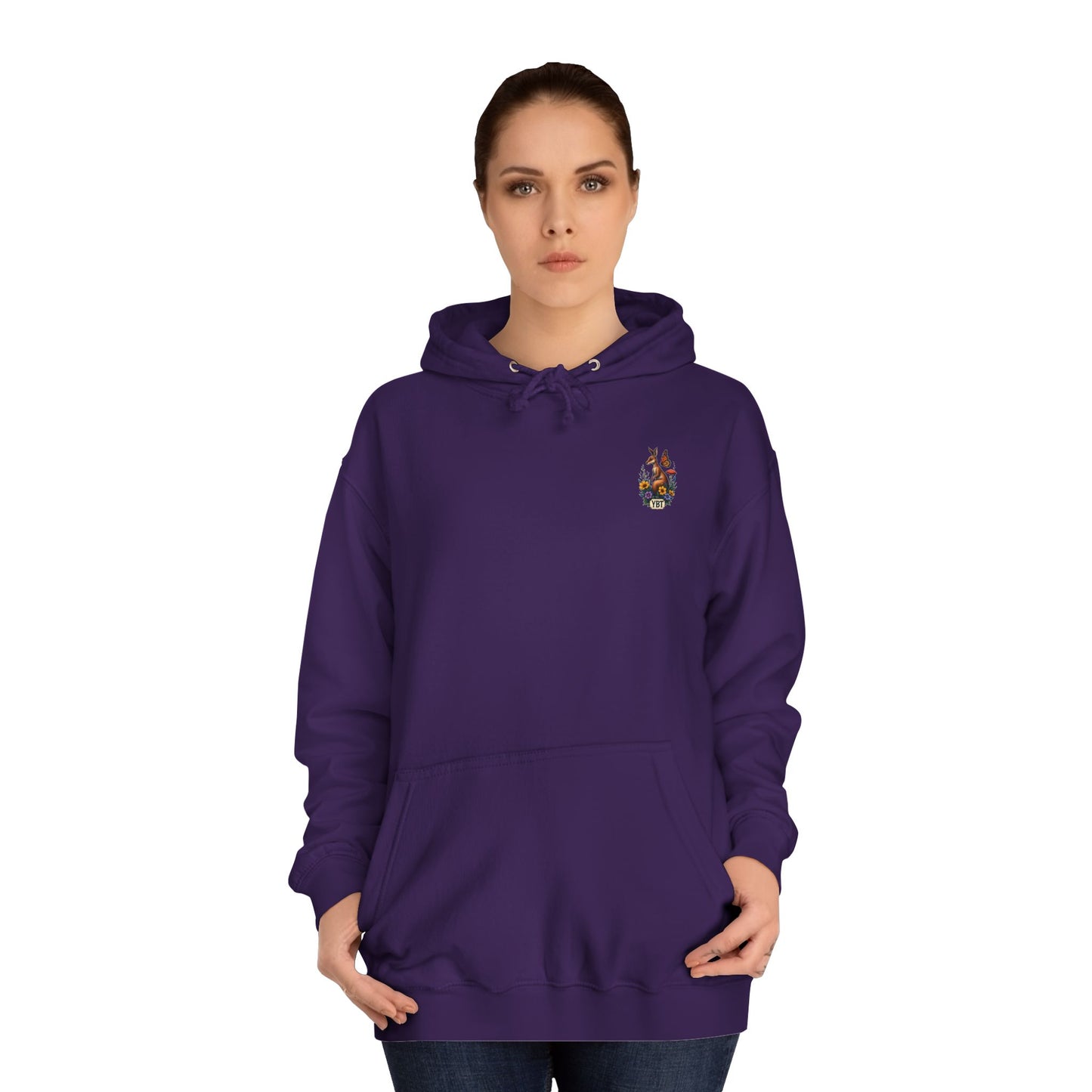 Woman's YBT  Hoodie | Cute Kanga Design