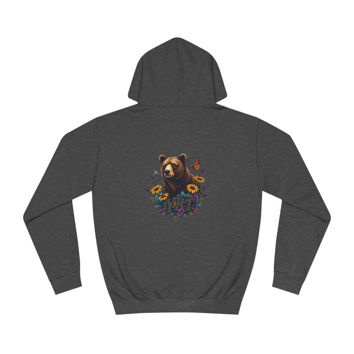 Woman's YBT  Hoodie | Floral Bear Design