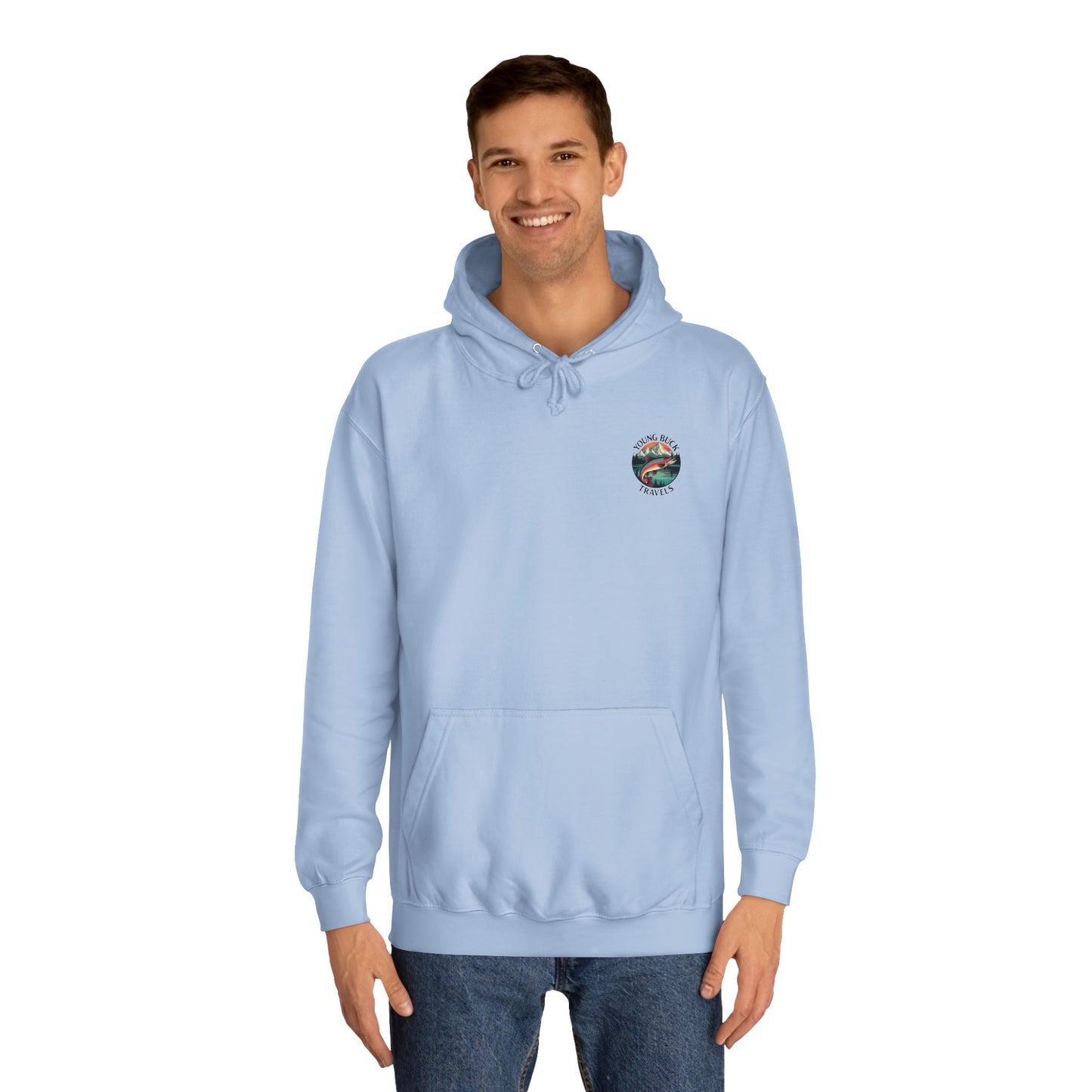 YBT Unisex Hoodie | Rainbow Trout Design