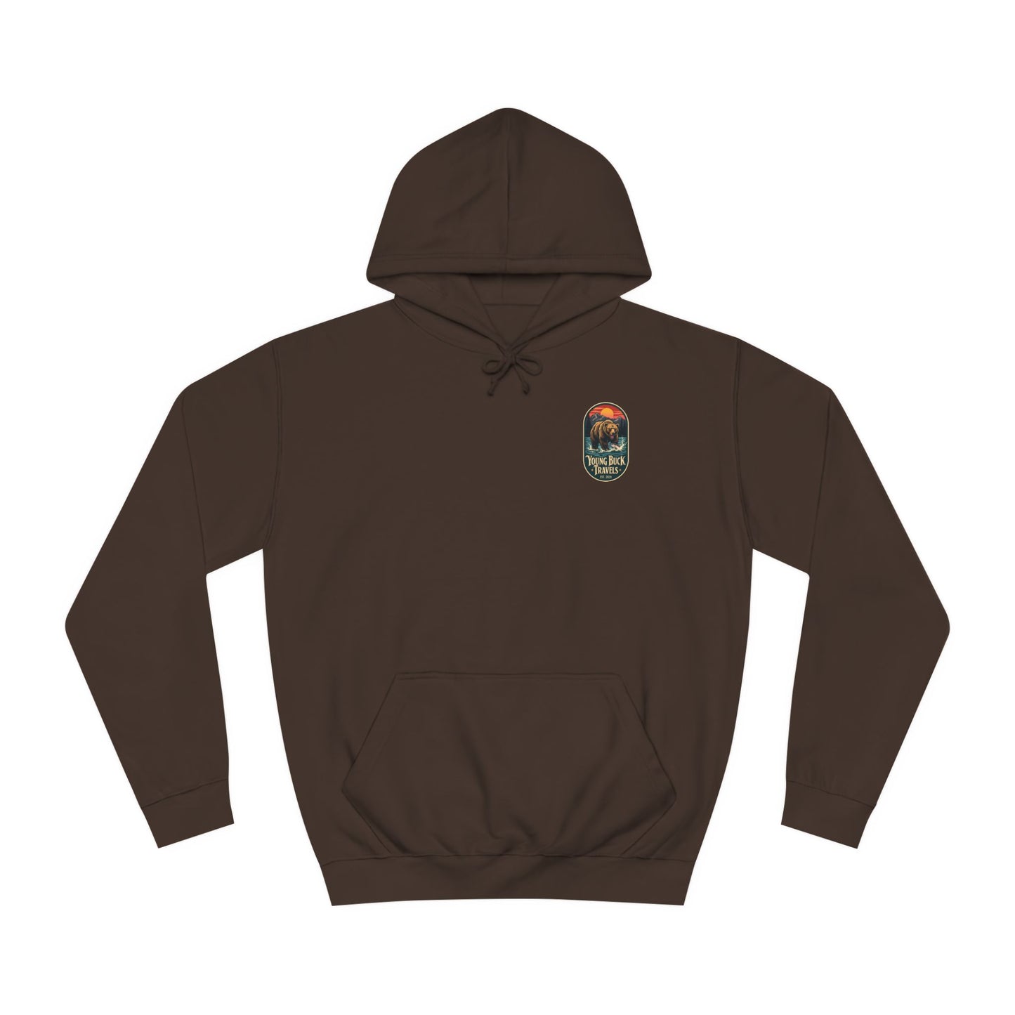 YBT Unisex Hoodie | Fishing Bear Design