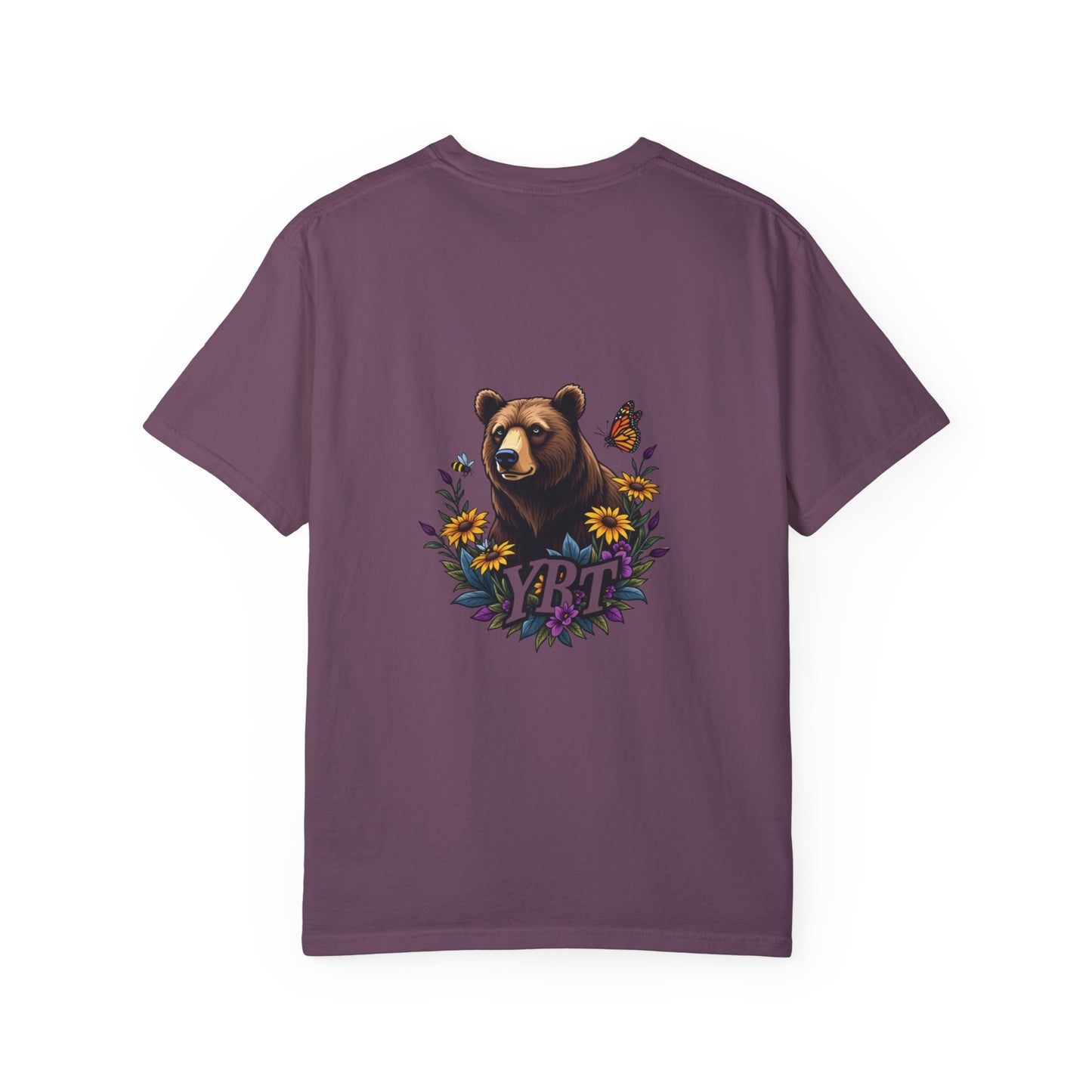 Woman's T-Shirt with YBT Floral Bear Design