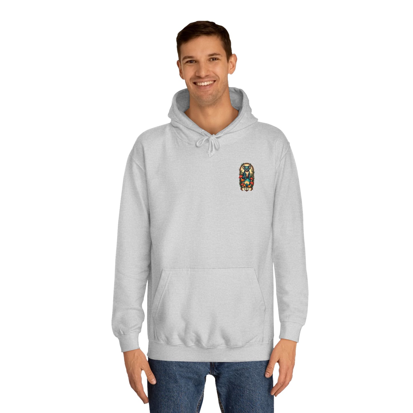 YBT Unisex Hoodie with Faded Koala Design