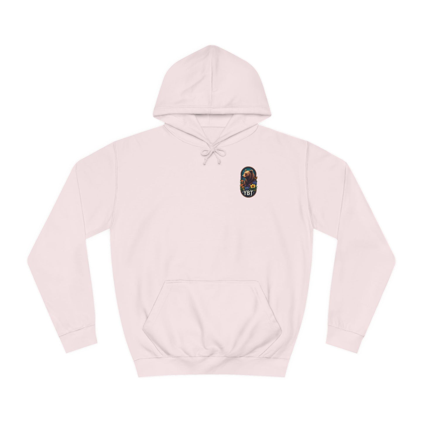 Woman's YBT  Hoodie | Bear & Flower Design