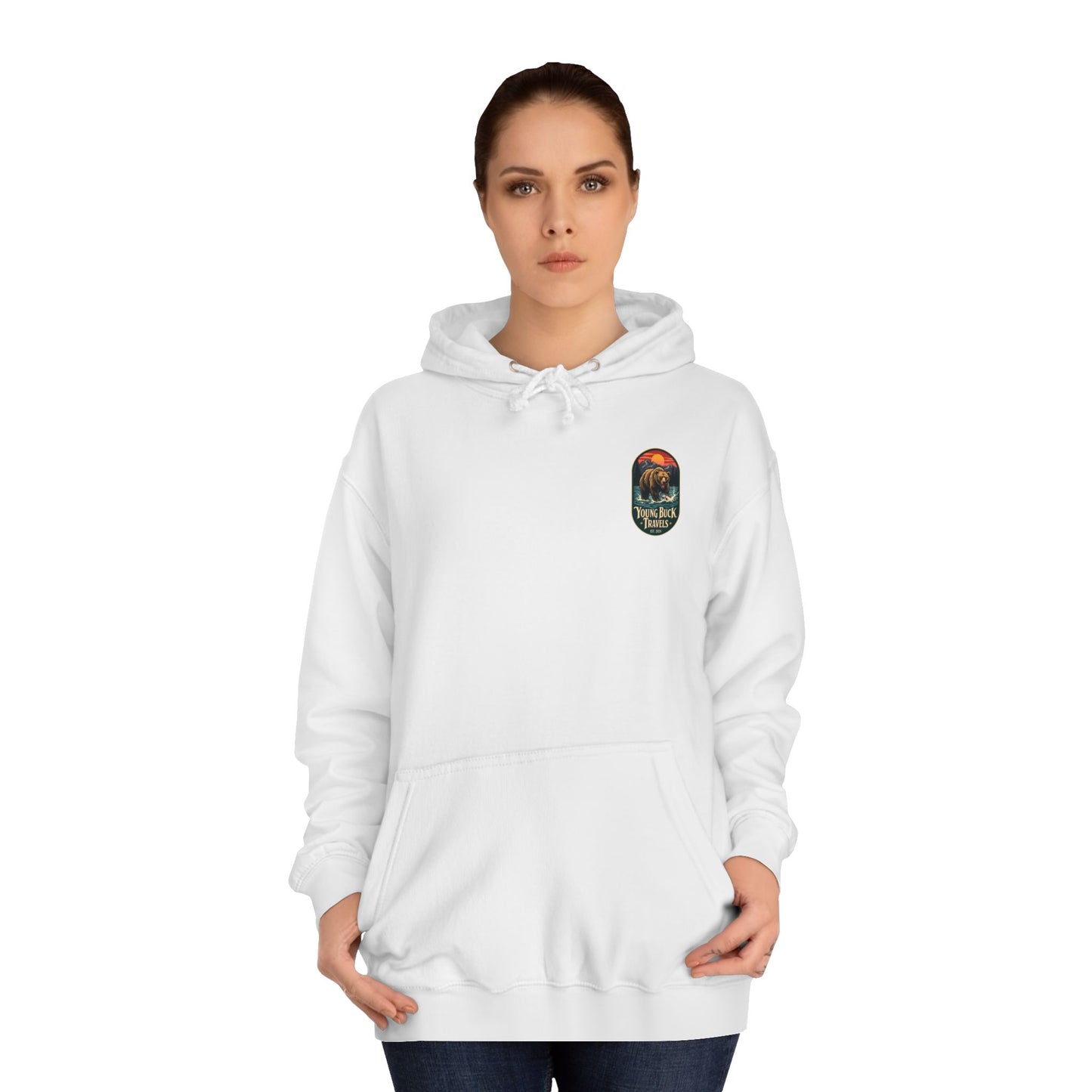 YBT Unisex Hoodie | Fishing Bear Design