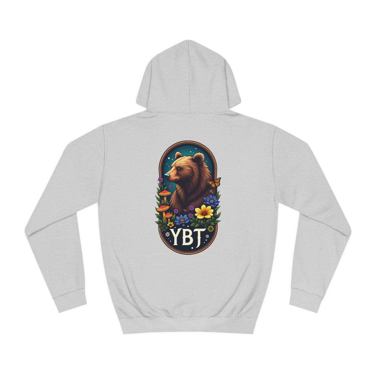 Woman's YBT  Hoodie | Bear & Flower Design