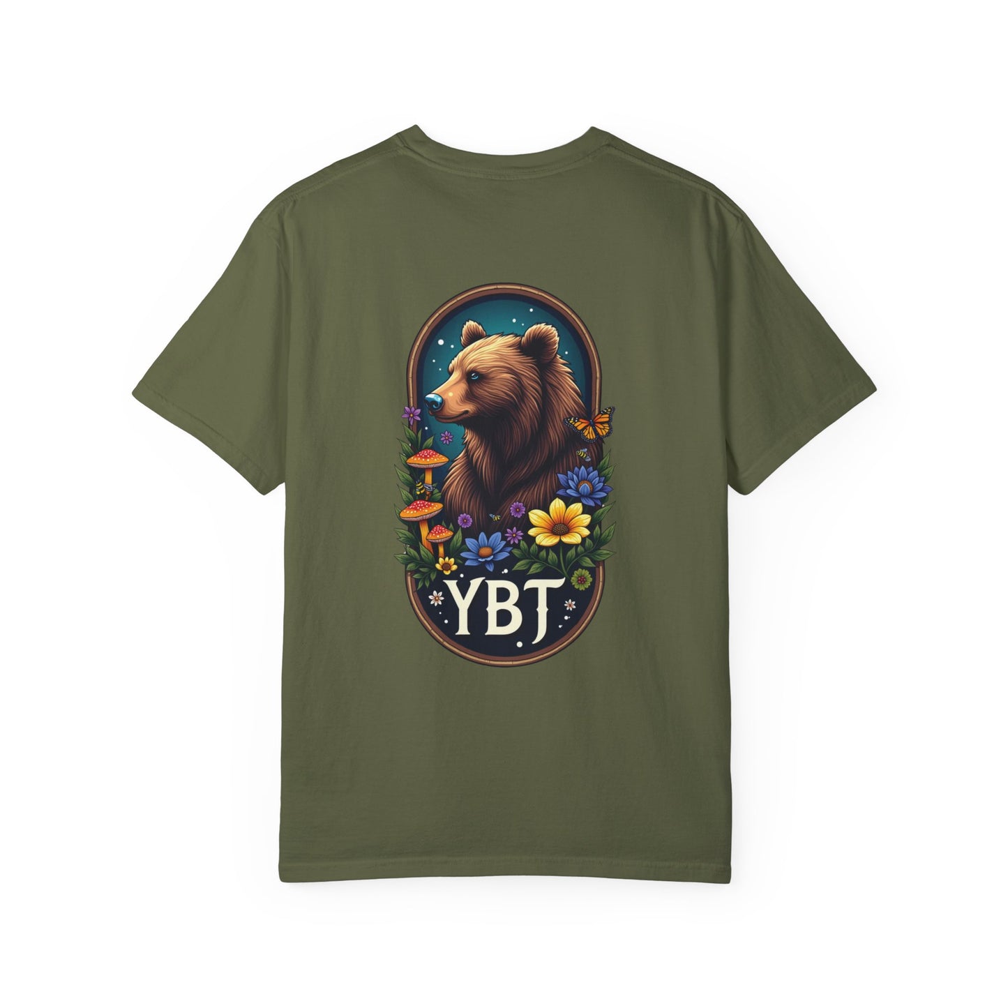 Woman's T-Shirt with YBT Bear & Flower Design