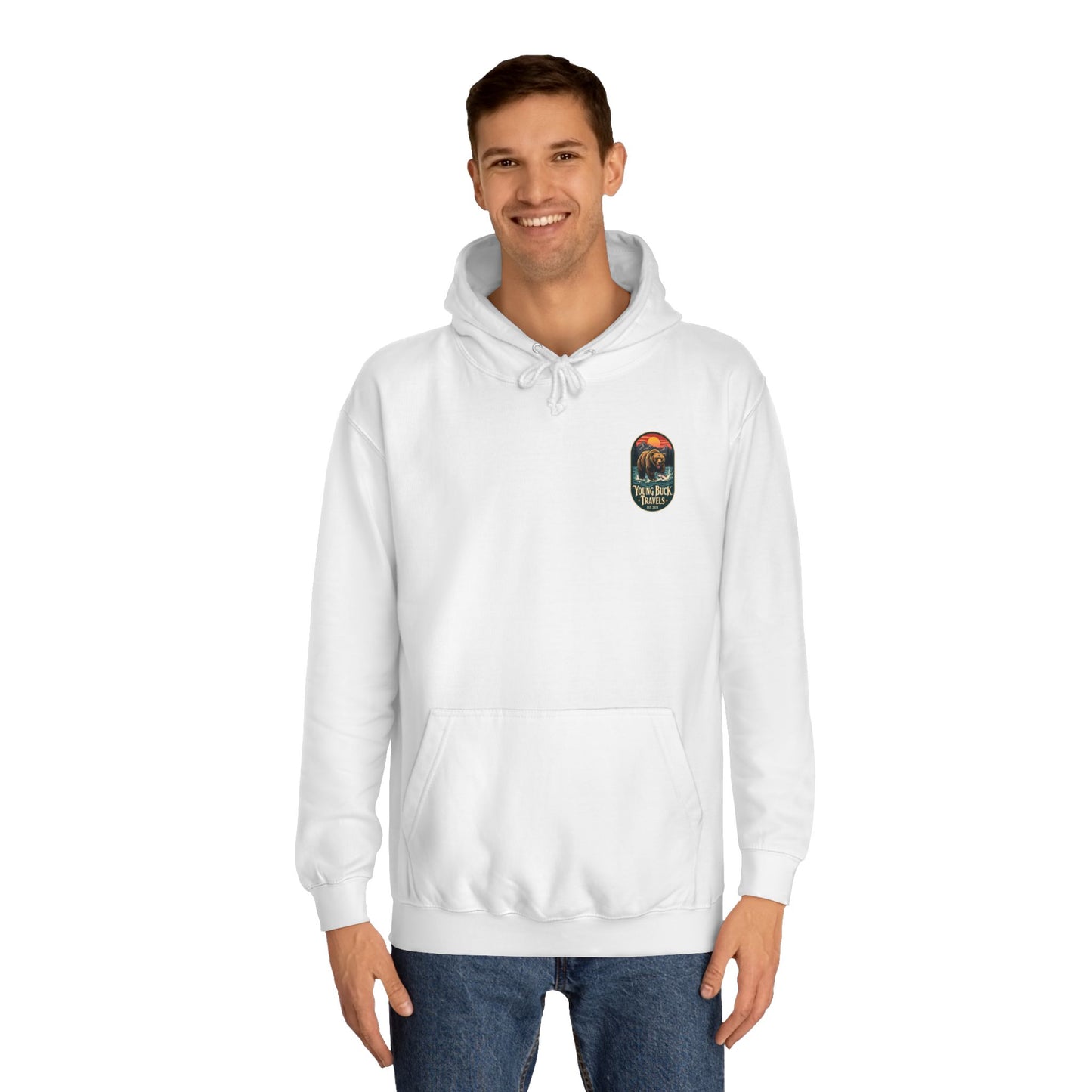 YBT Unisex Hoodie | Fishing Bear Design