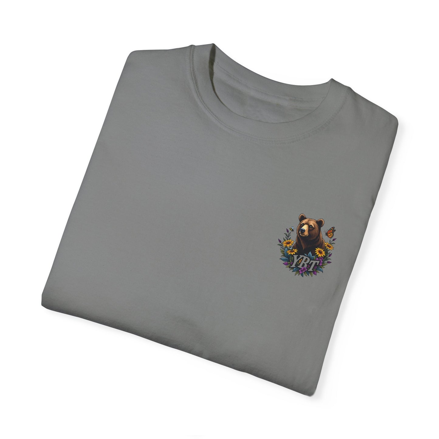 Woman's T-Shirt with YBT Floral Bear Design