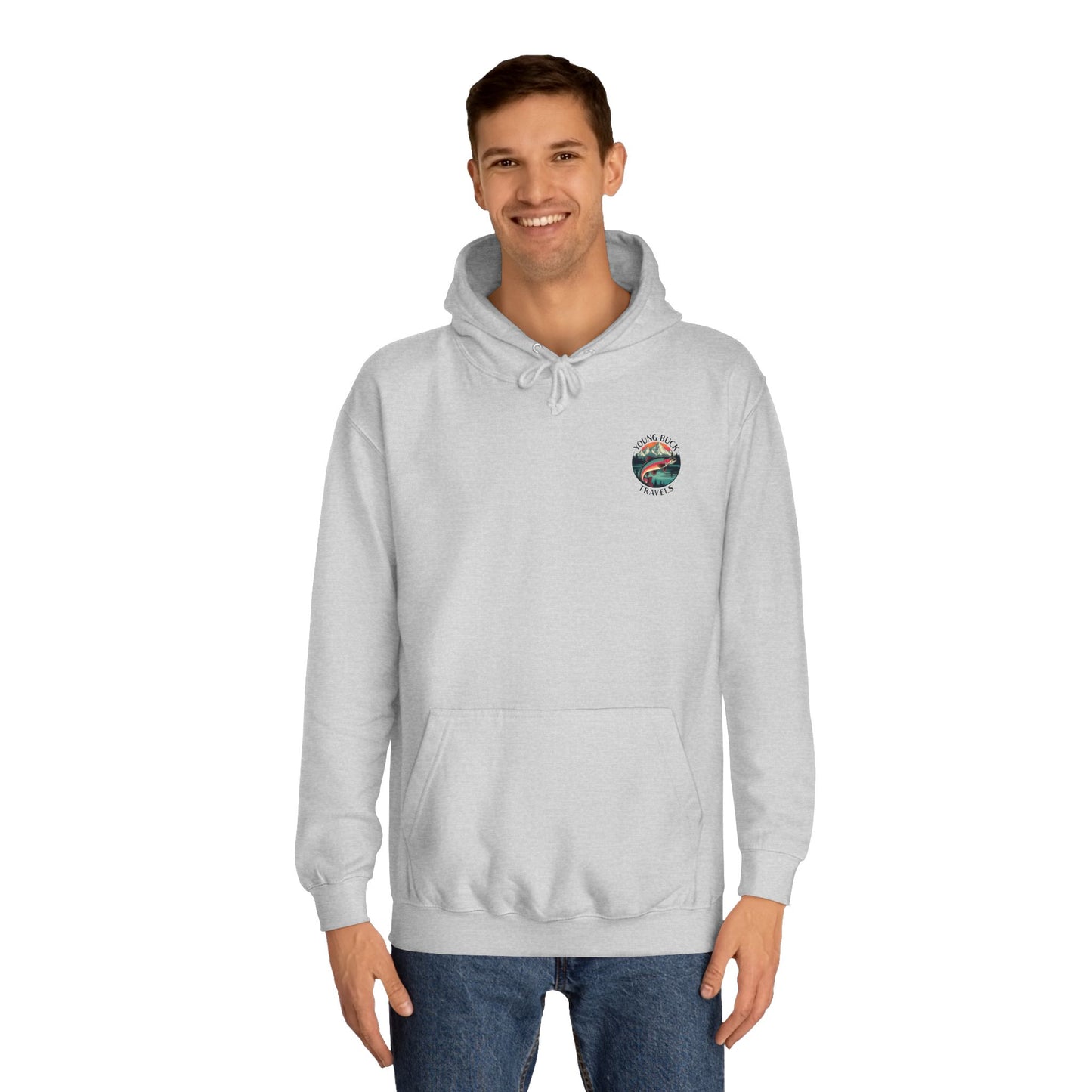 YBT Unisex Hoodie | Rainbow Trout Design