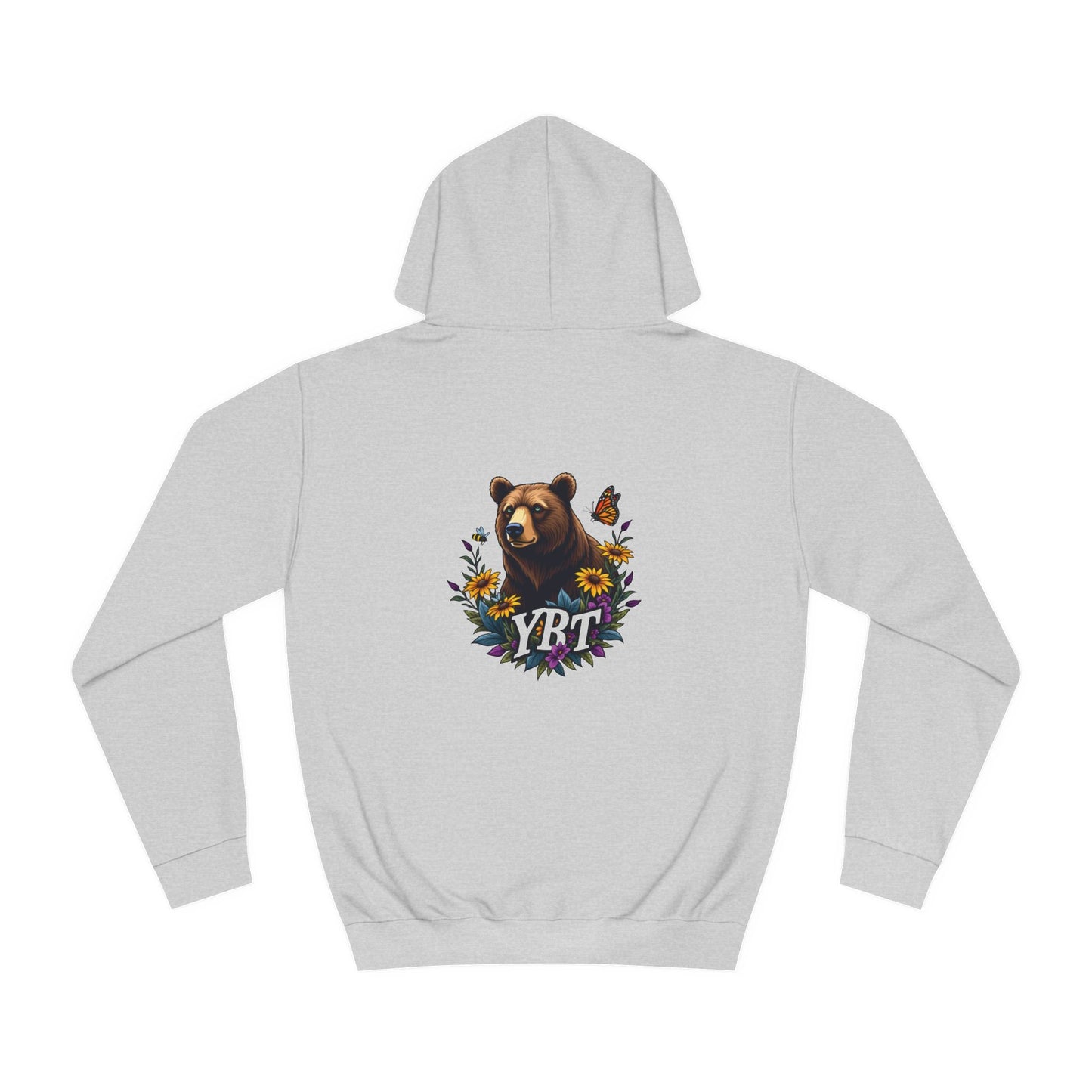 Woman's YBT  Hoodie | Floral Bear Design