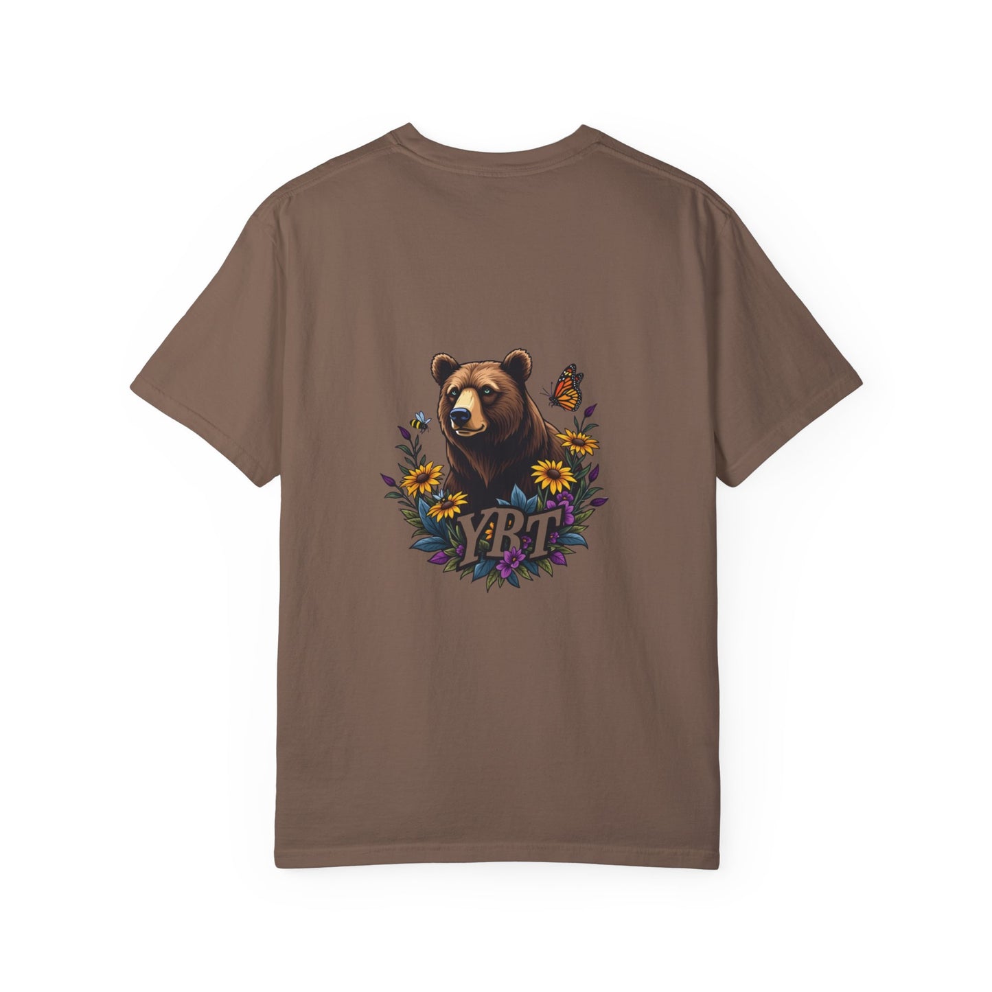 Woman's T-Shirt with YBT Floral Bear Design