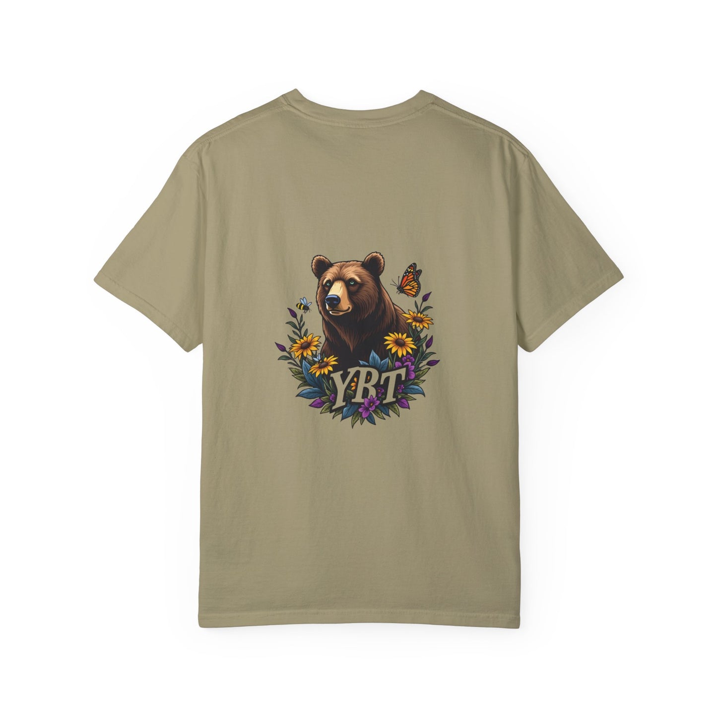 Woman's T-Shirt with YBT Floral Bear Design