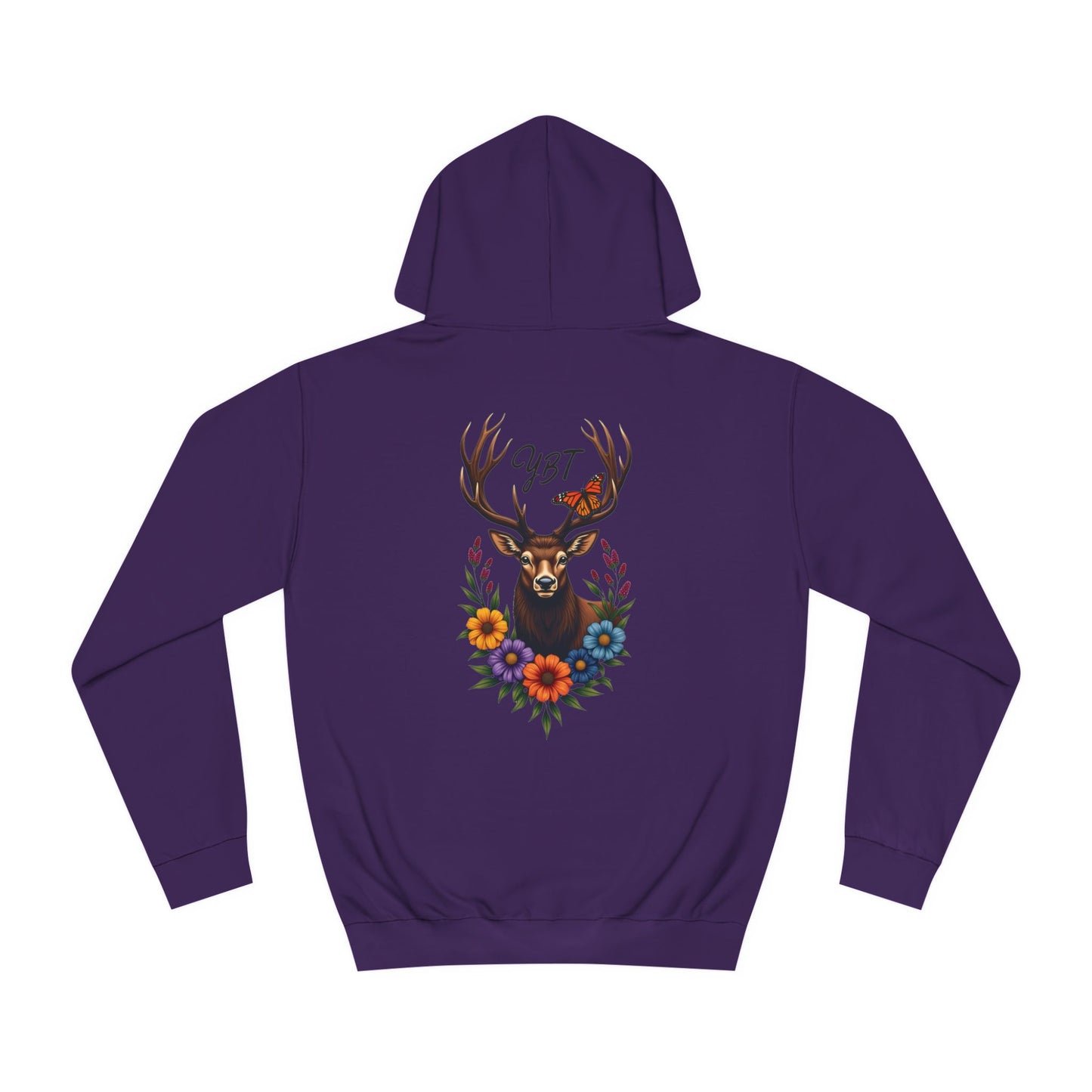 Woman's YBT  Hoodie | Deer Wreath Design