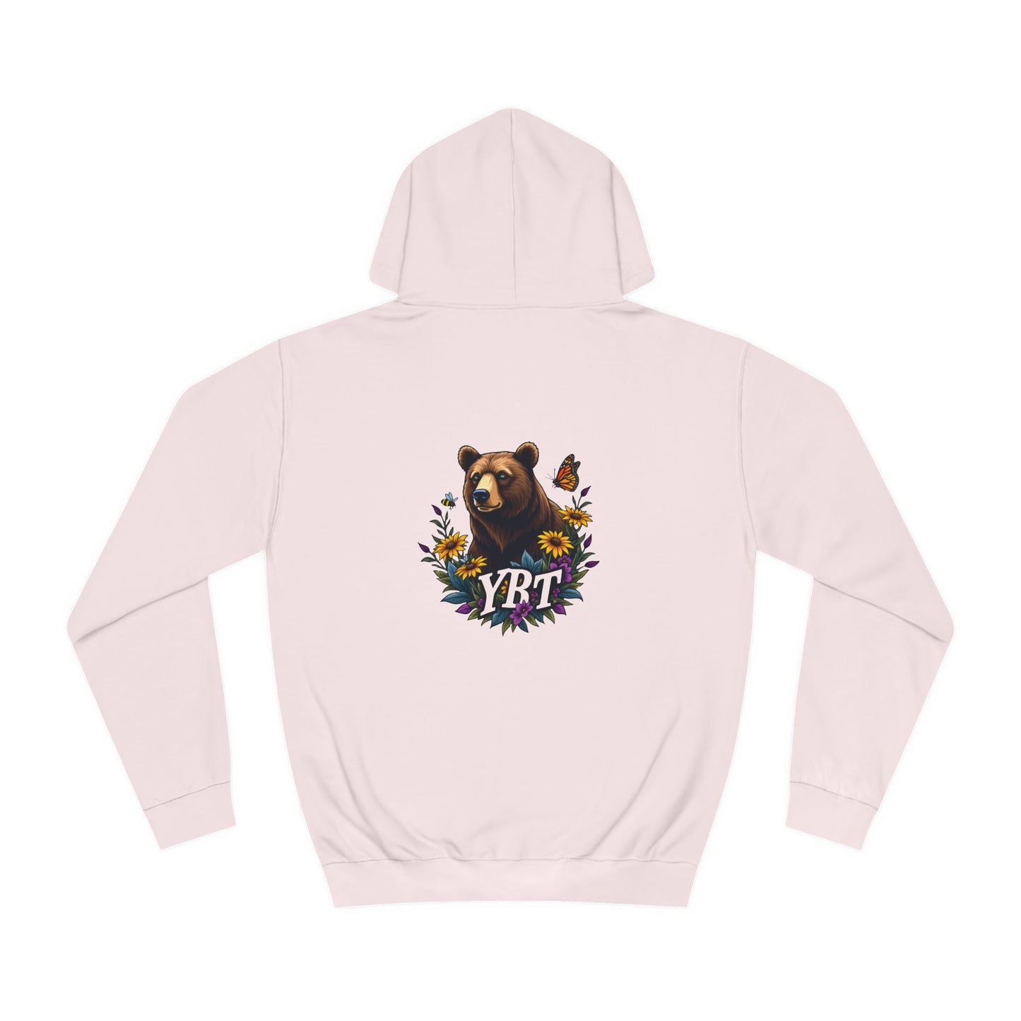 Woman's YBT  Hoodie | Floral Bear Design