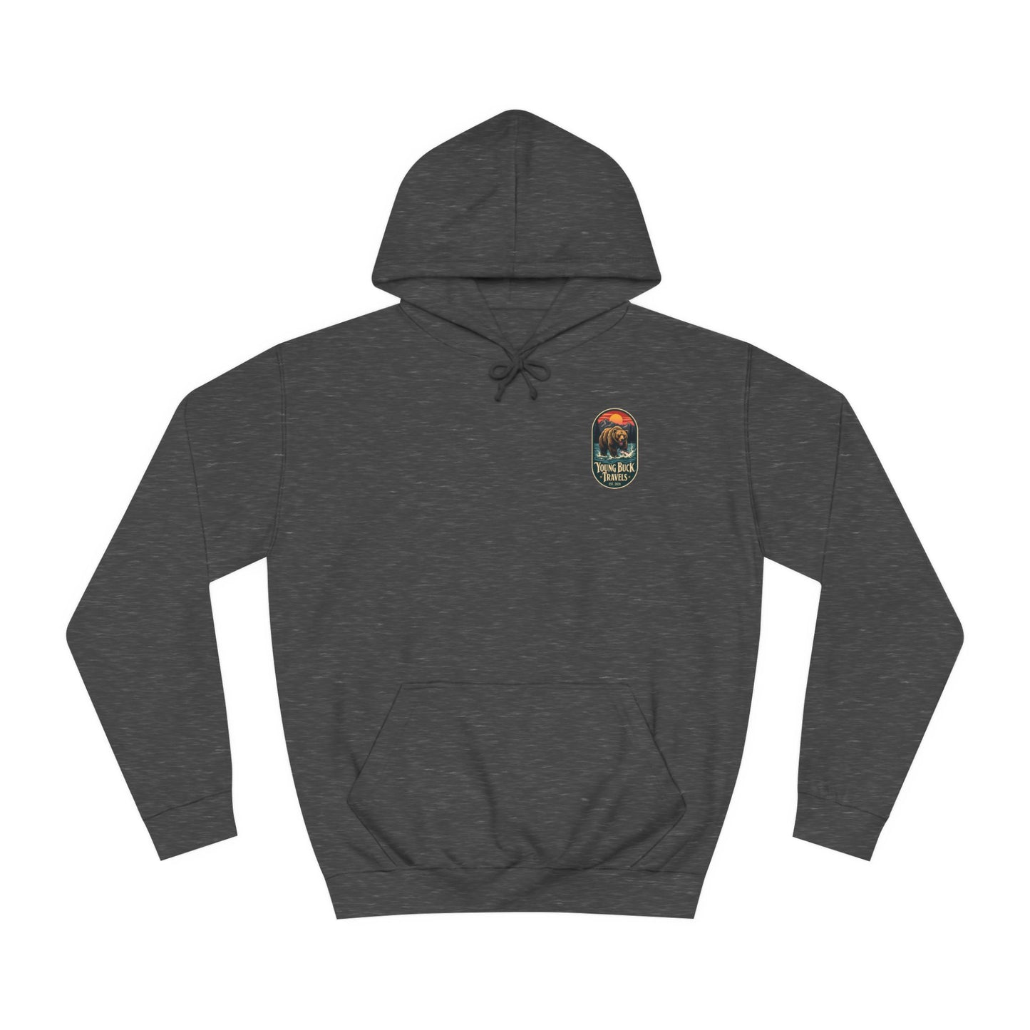 YBT Unisex Hoodie | Fishing Bear Design