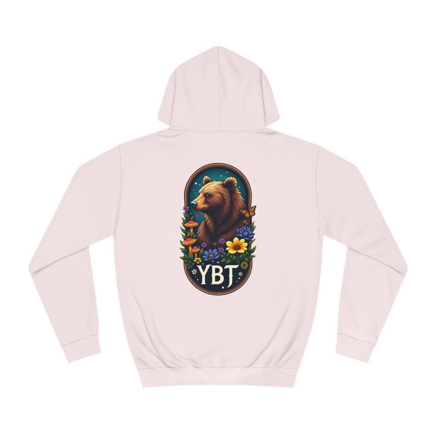 Woman's YBT  Hoodie | Bear & Flower Design