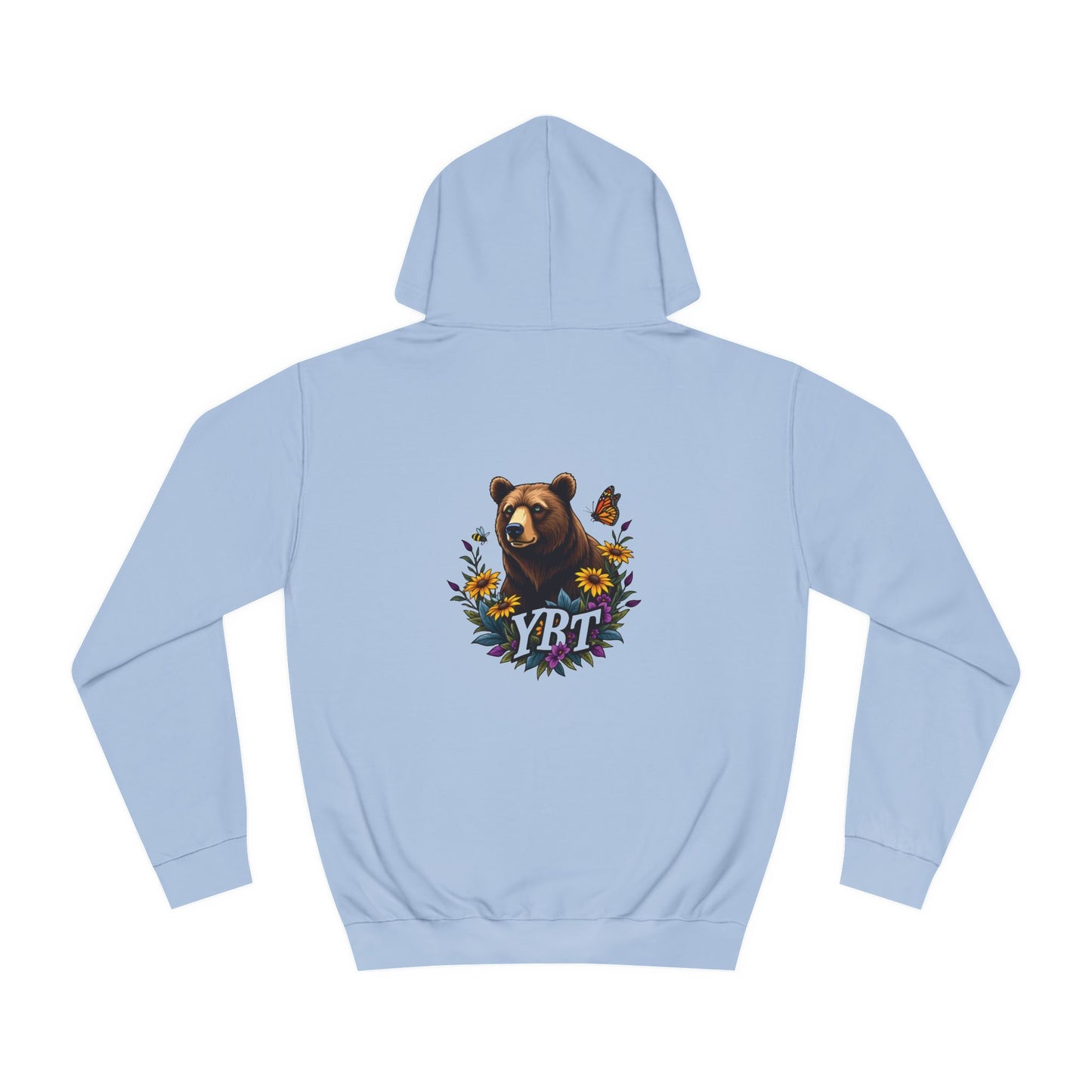 Woman's YBT  Hoodie | Floral Bear Design