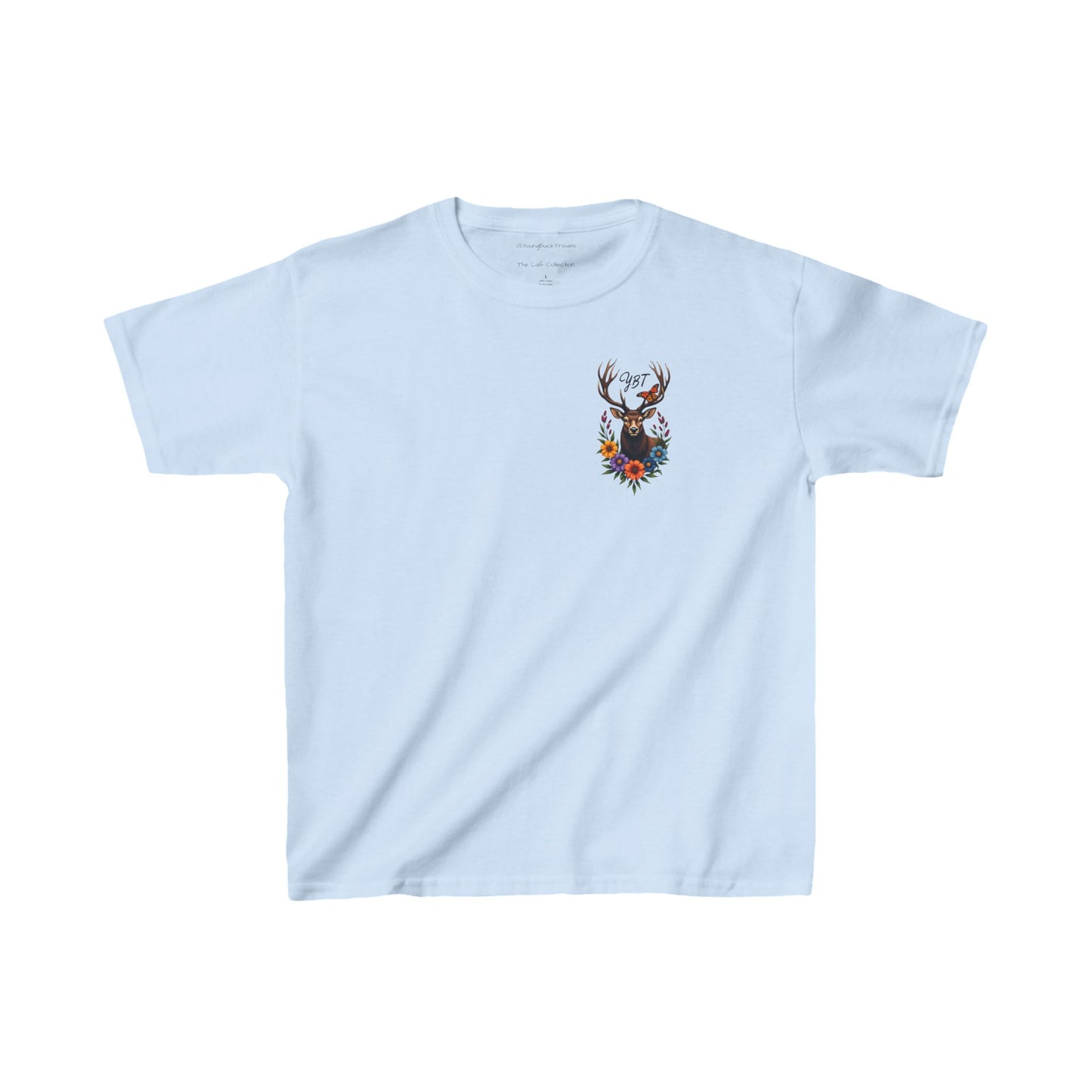 Kids Tee - YBT Deer Wreath Design