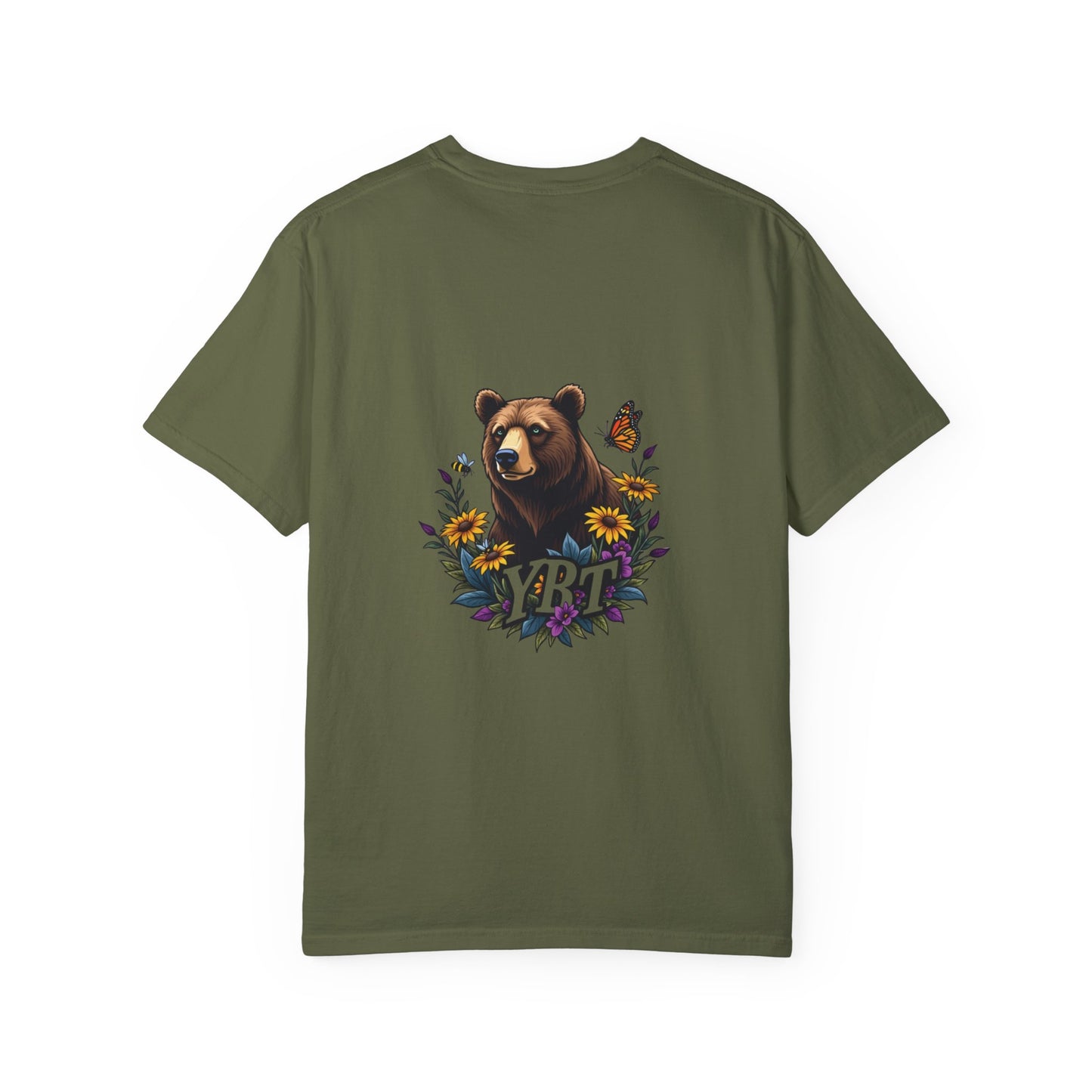 Woman's T-Shirt with YBT Floral Bear Design