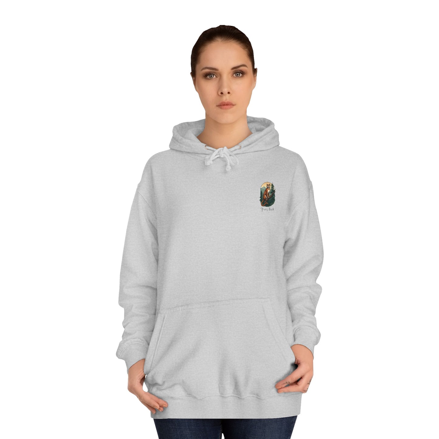 YBT Unisex Hoodie | Cougar on lookout Design