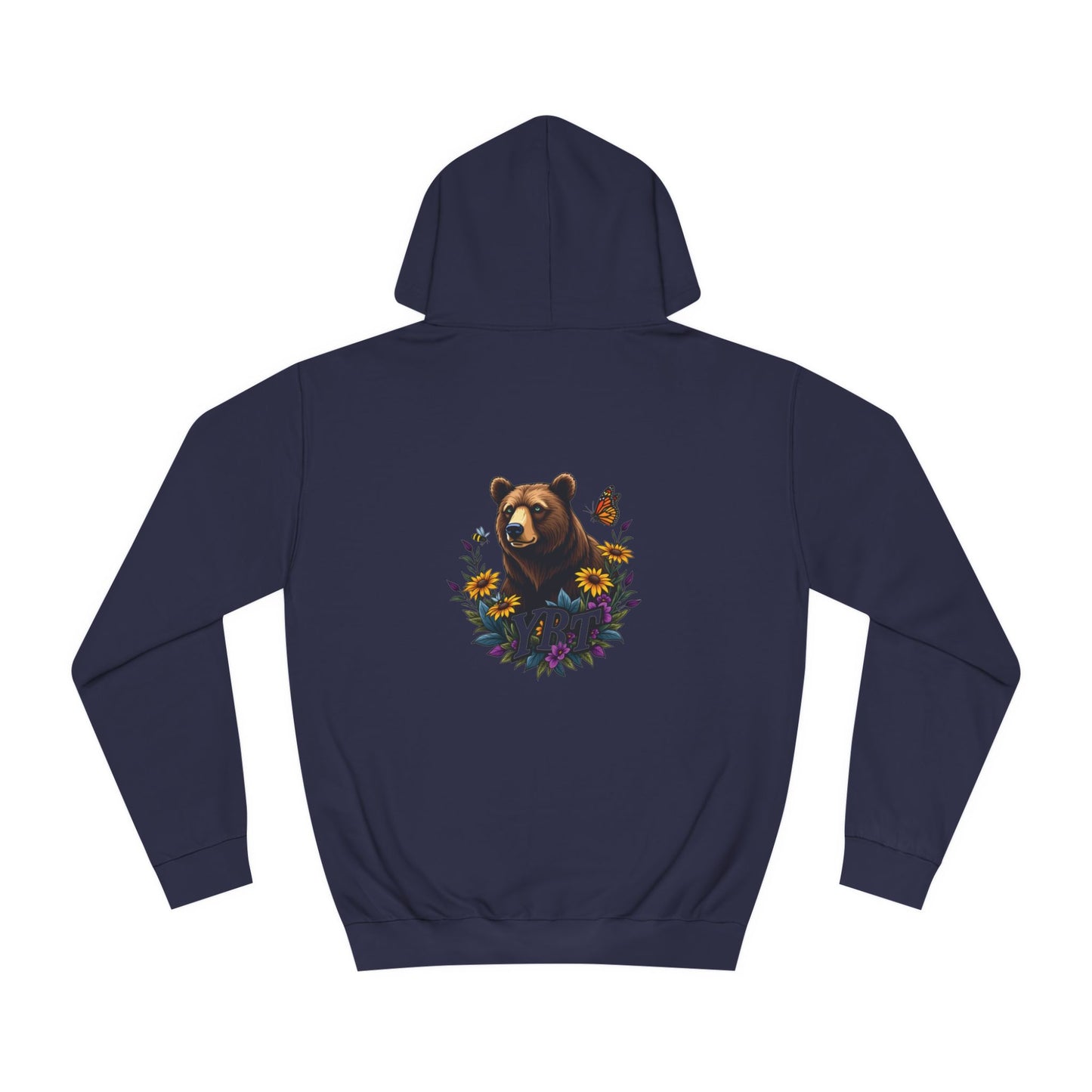 Woman's YBT  Hoodie | Floral Bear Design