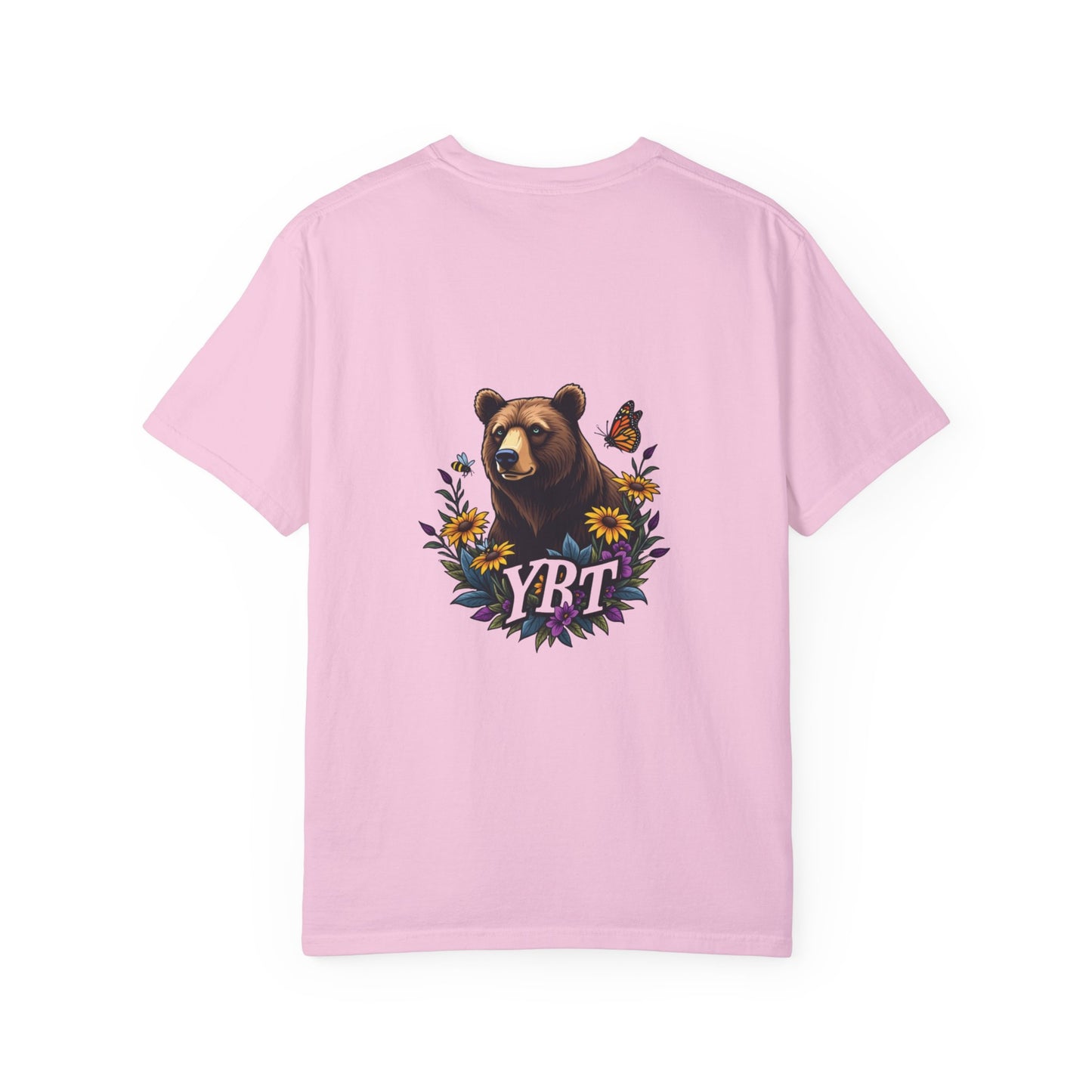 Woman's T-Shirt with YBT Floral Bear Design