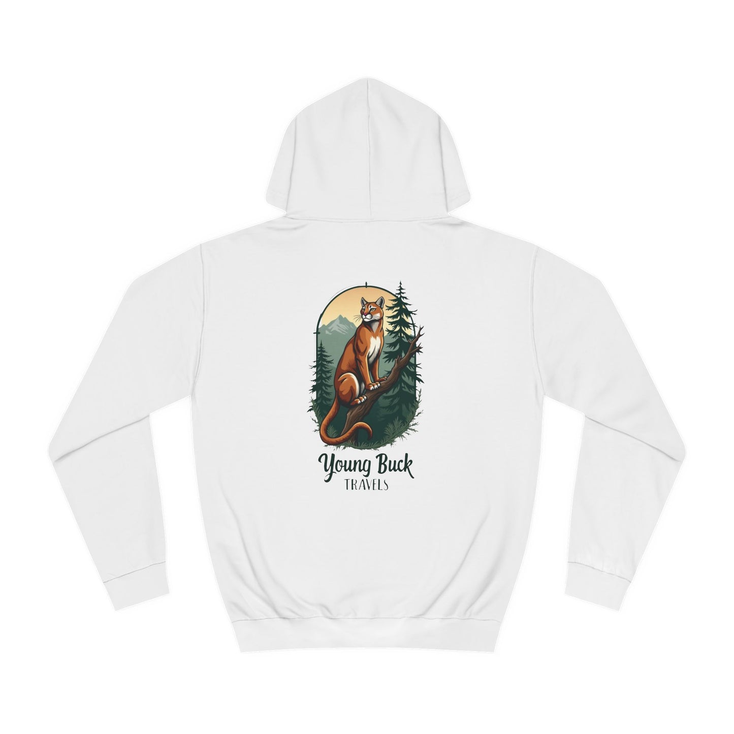 YBT Unisex Hoodie | Cougar on lookout Design