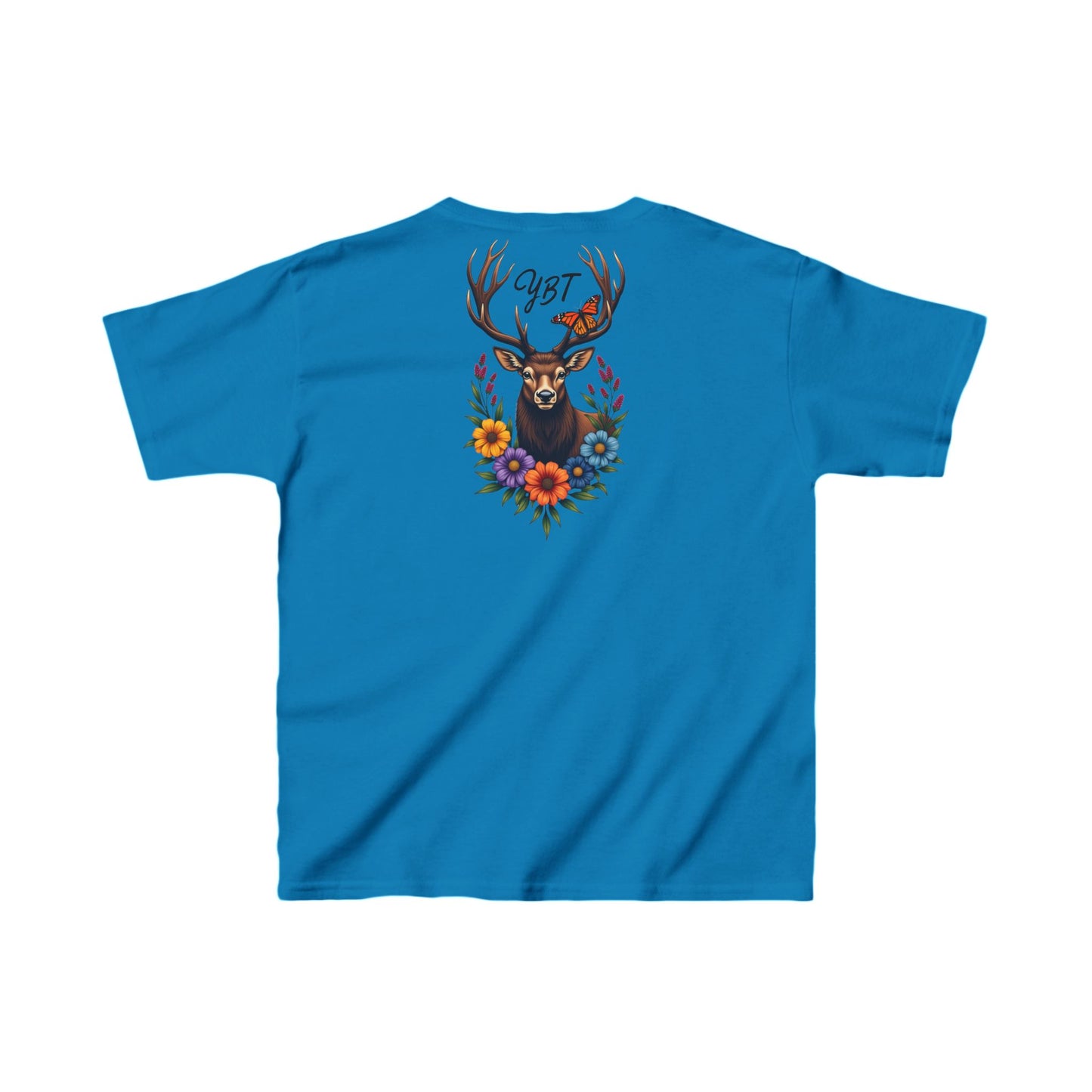 Kids Tee - YBT Deer Wreath Design