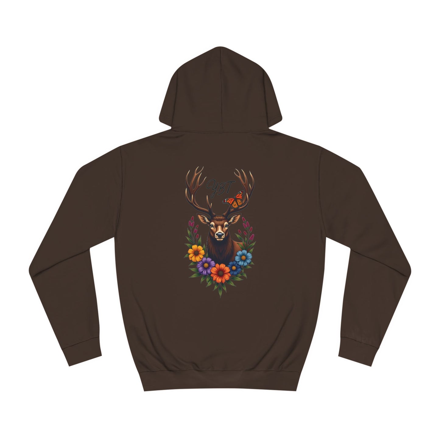 Woman's YBT  Hoodie | Deer Wreath Design