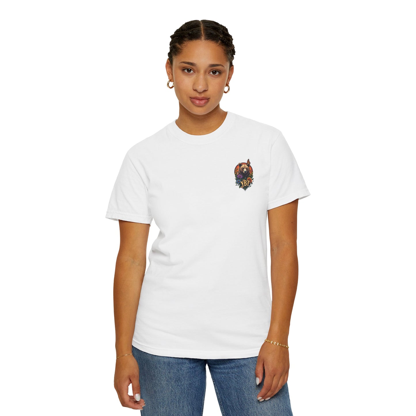 Woman's T-Shirt with YBT Happy Bear Design