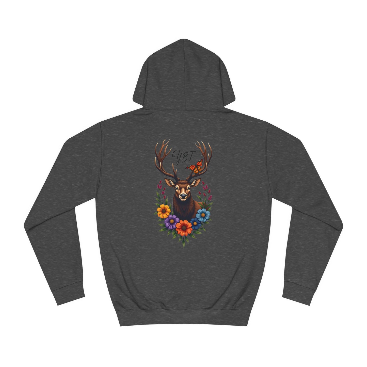 Woman's YBT  Hoodie | Deer Wreath Design