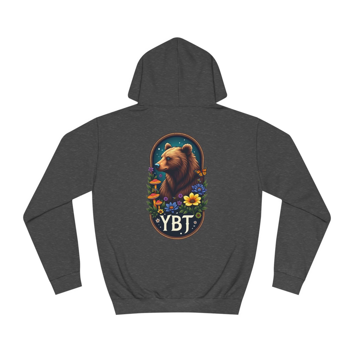 Woman's YBT  Hoodie | Bear & Flower Design