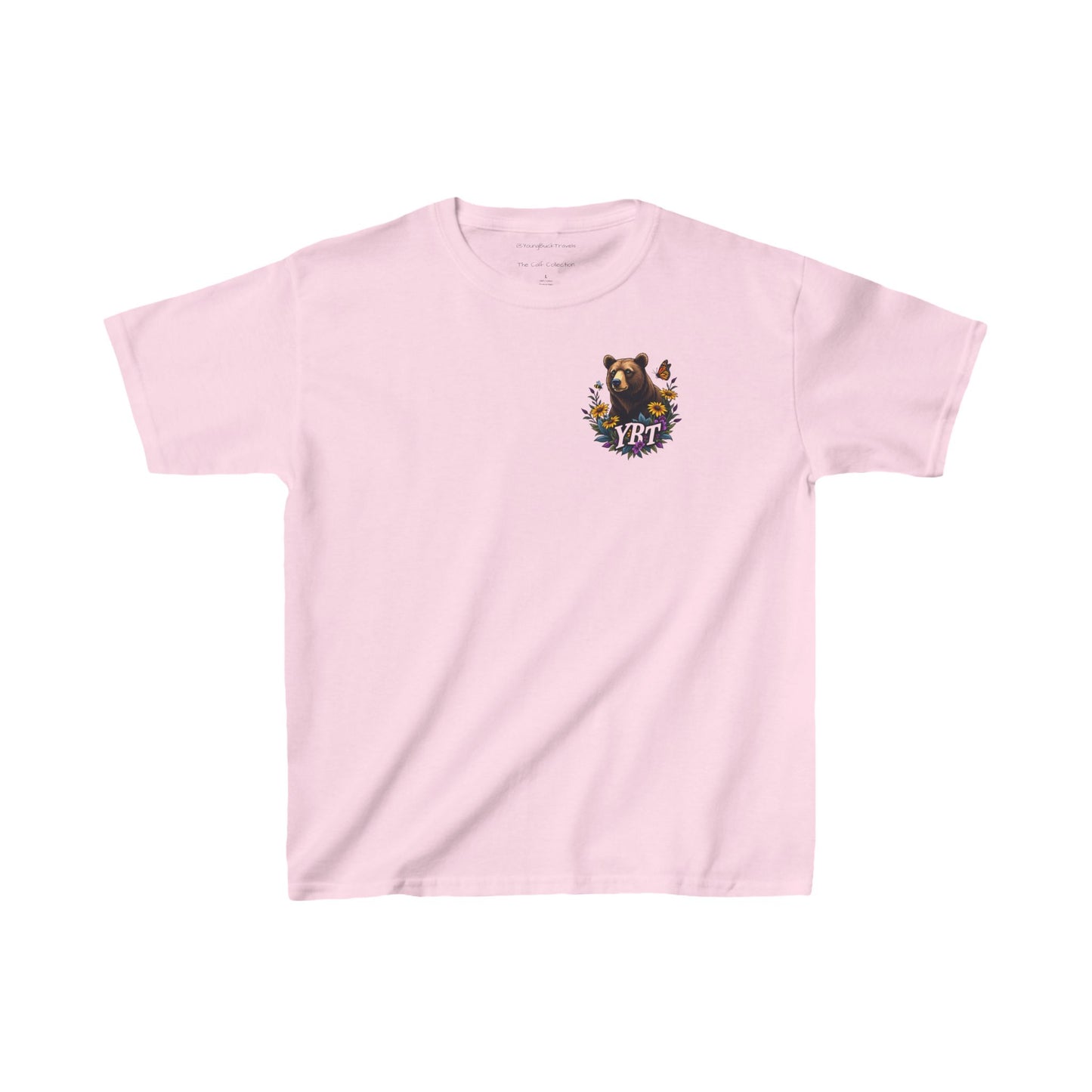 Kids Tee - YBT OG " Bear and floral"