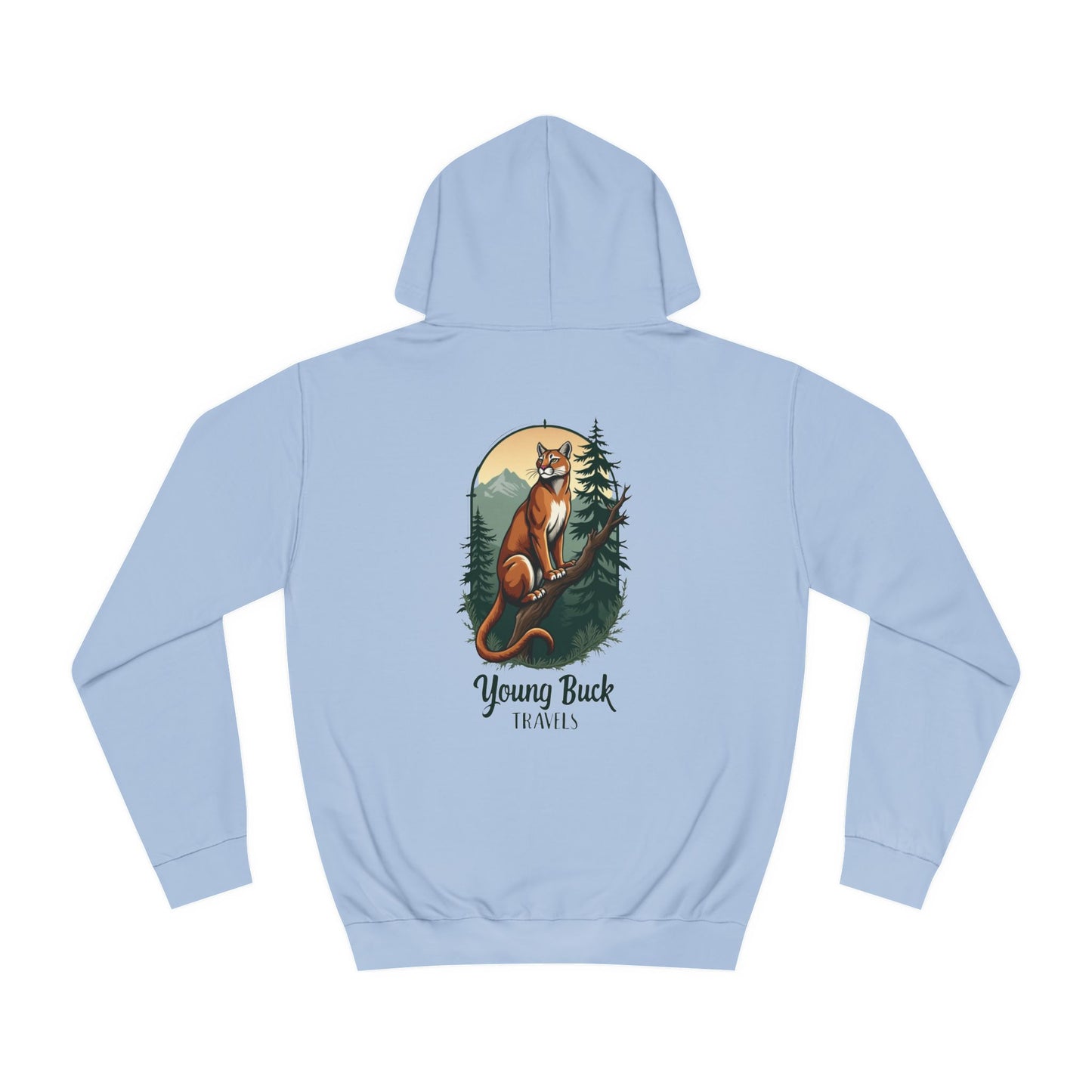 YBT Unisex Hoodie | Cougar on lookout Design