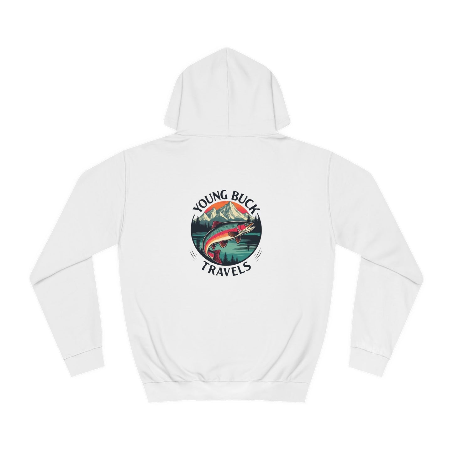 YBT Unisex Hoodie | Rainbow Trout Design