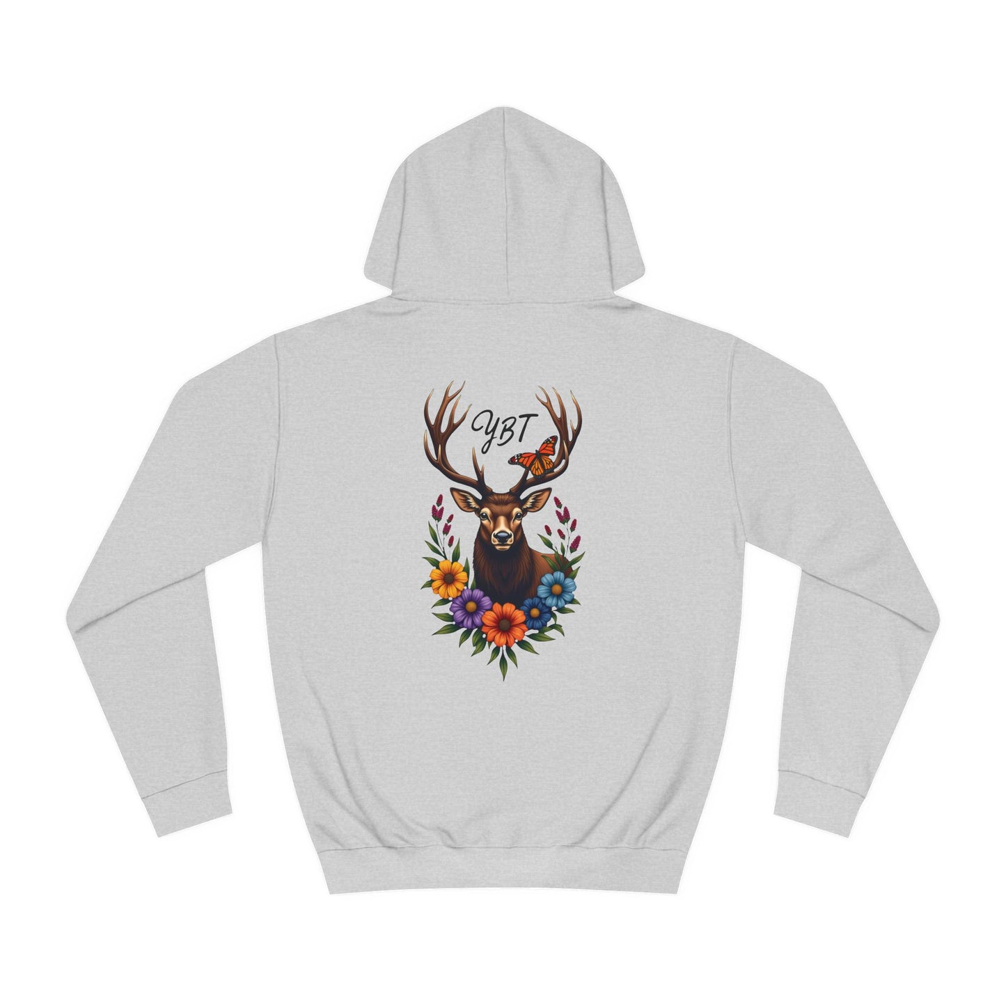 Woman's YBT  Hoodie | Deer Wreath Design