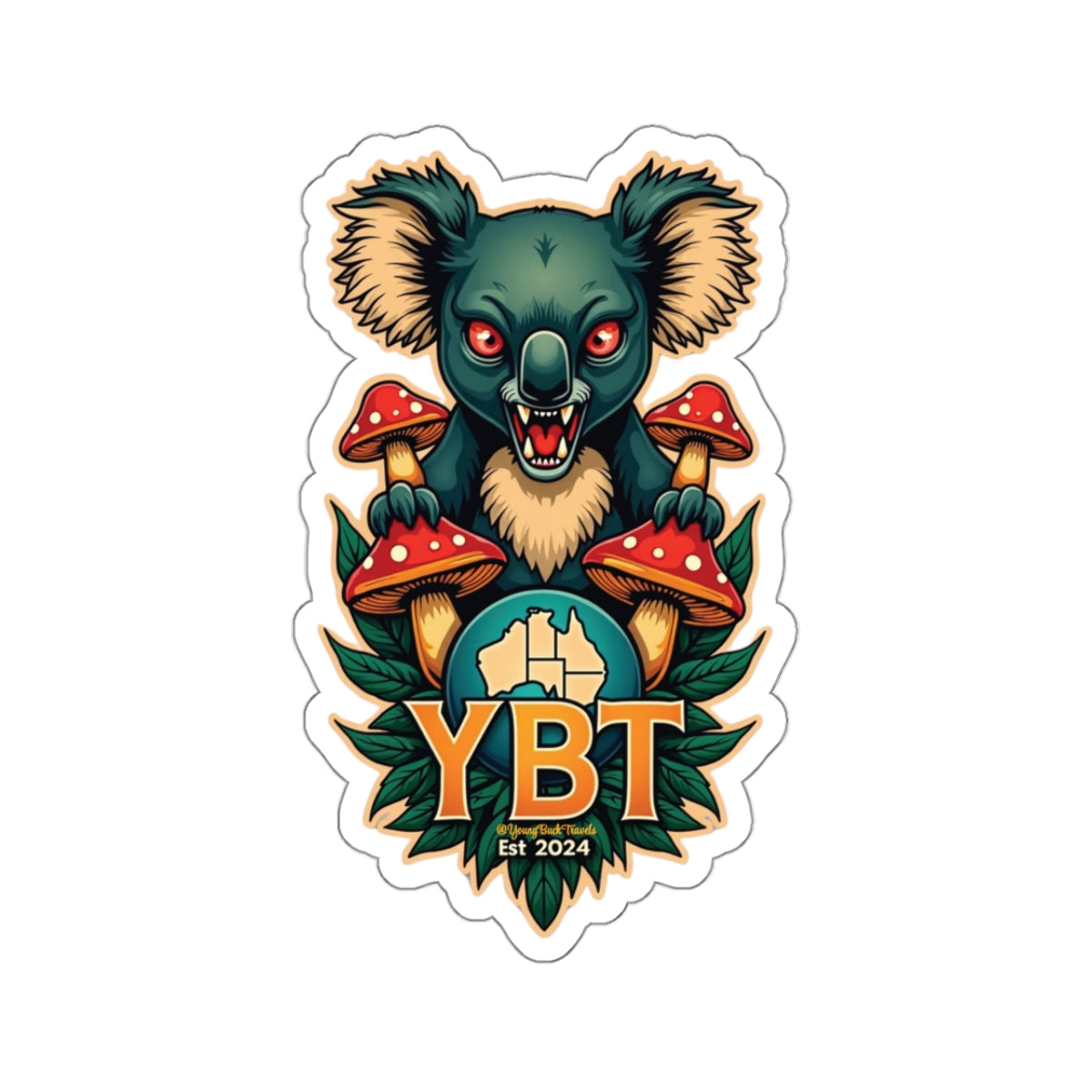 YBT Evil Koala Sticker