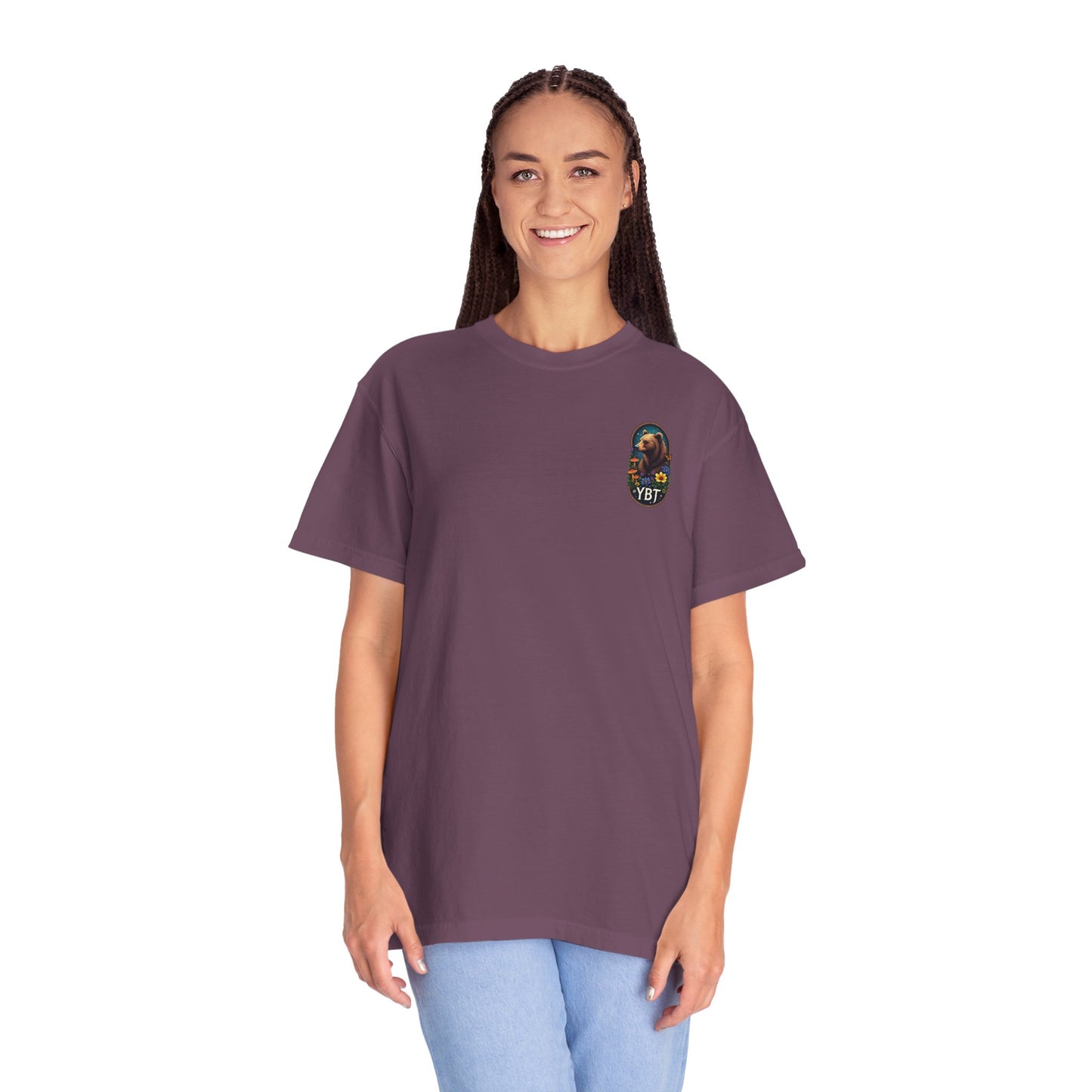 Woman's T-Shirt with YBT Bear & Flower Design