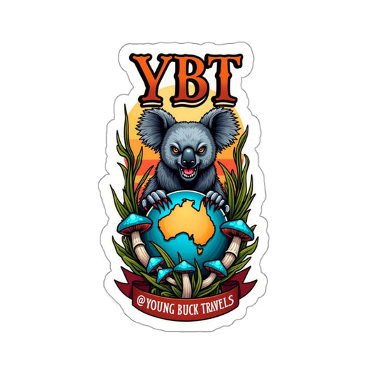 YBT Blue Meanie Koala Sticker